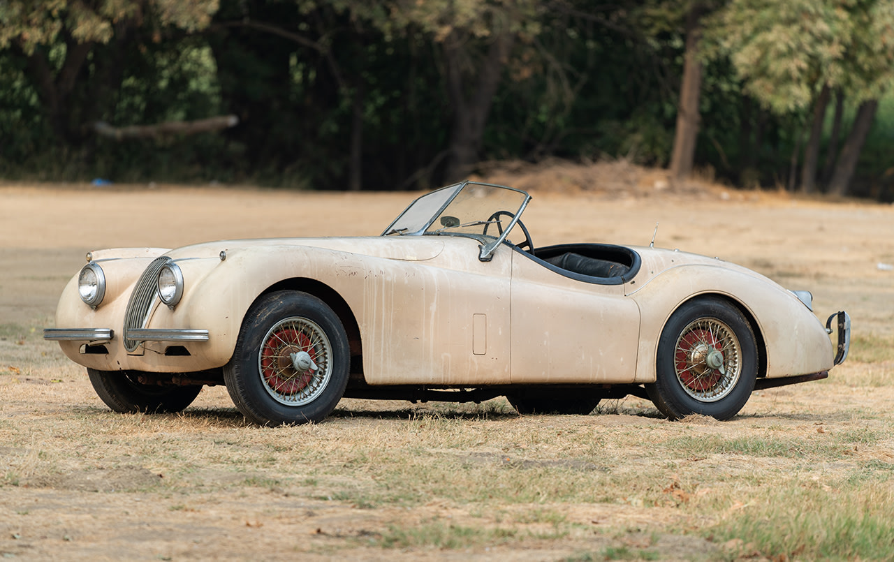 Jaguar xk120 родстер
