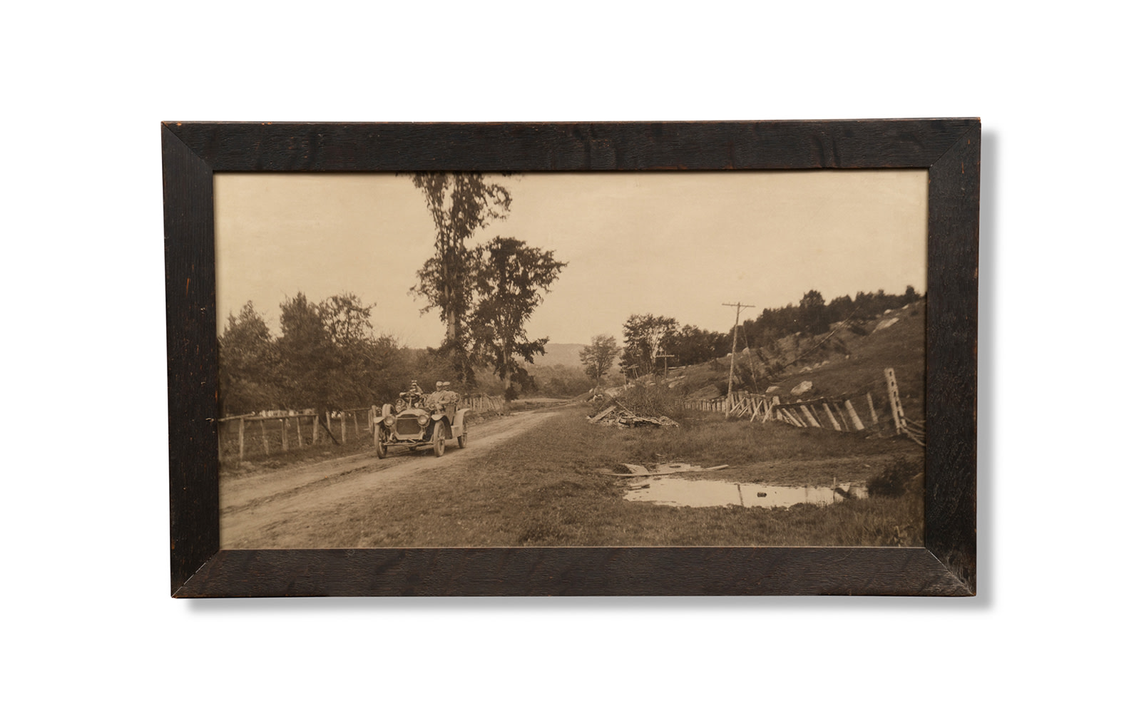 Period Photograph of a Packard on the Glidden Tour, Framed