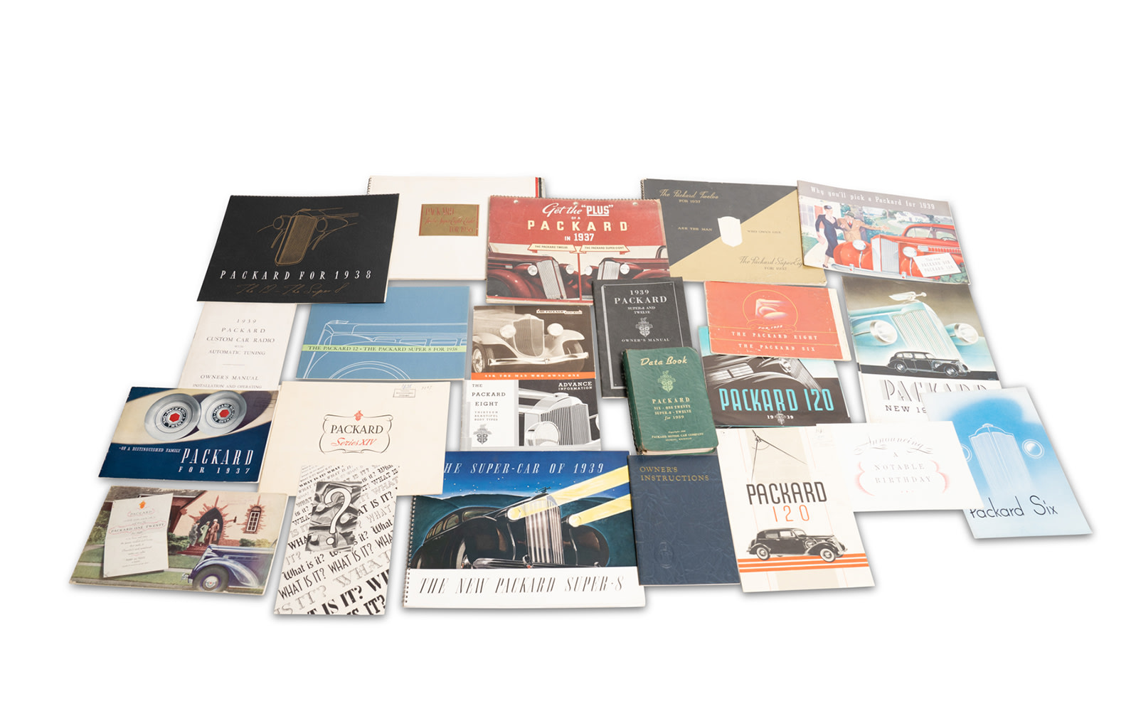 Assorted Packard Sales Literature, 1933–1939