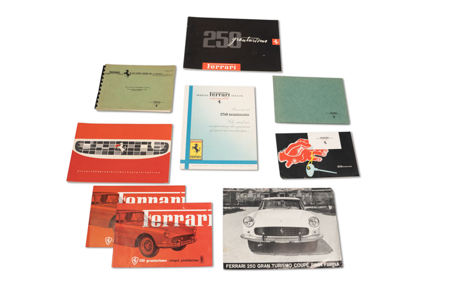 Assorted Ferrari 250 GT Literature