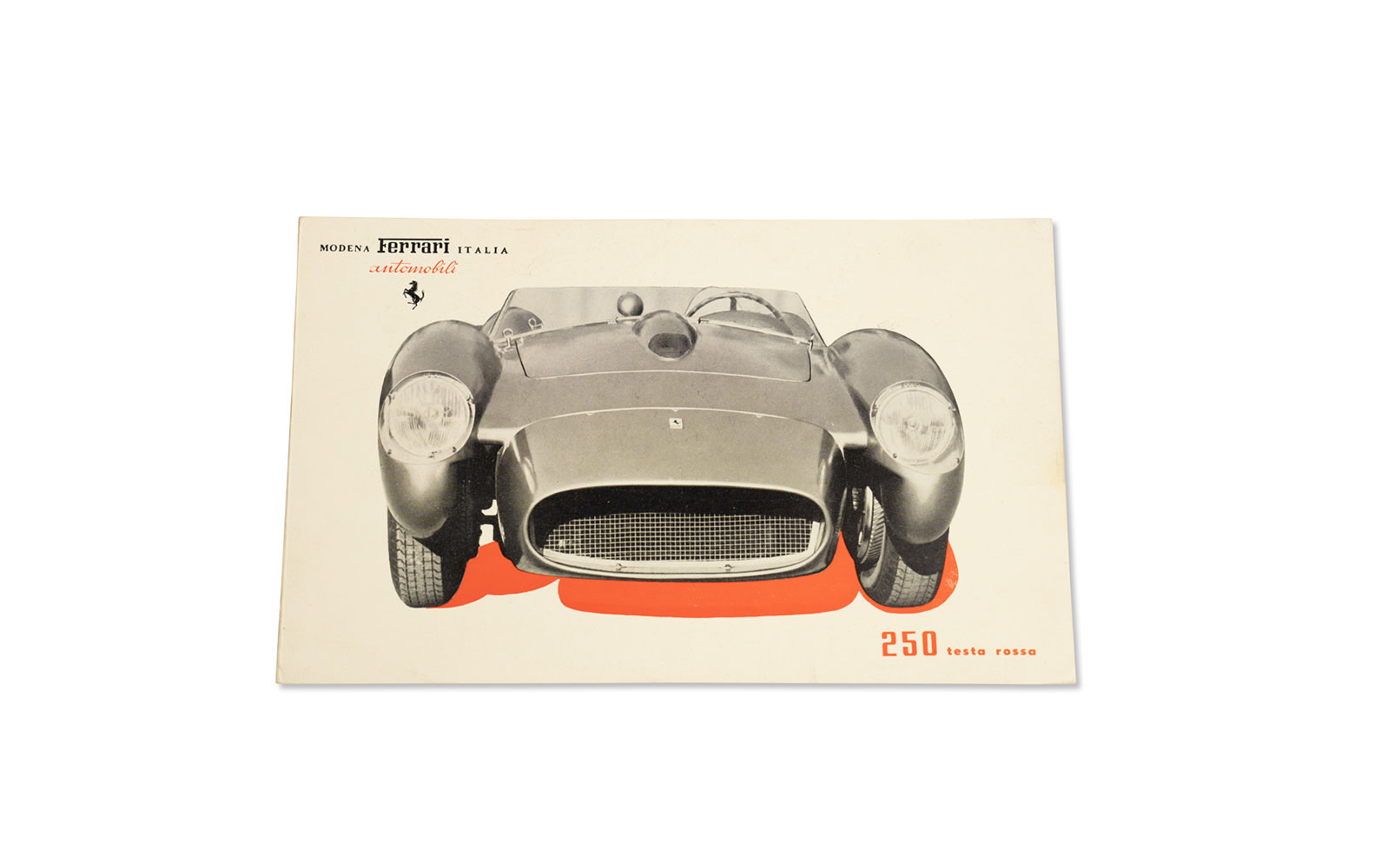 Ferrari 250 Testa Rossa Sales Brochure