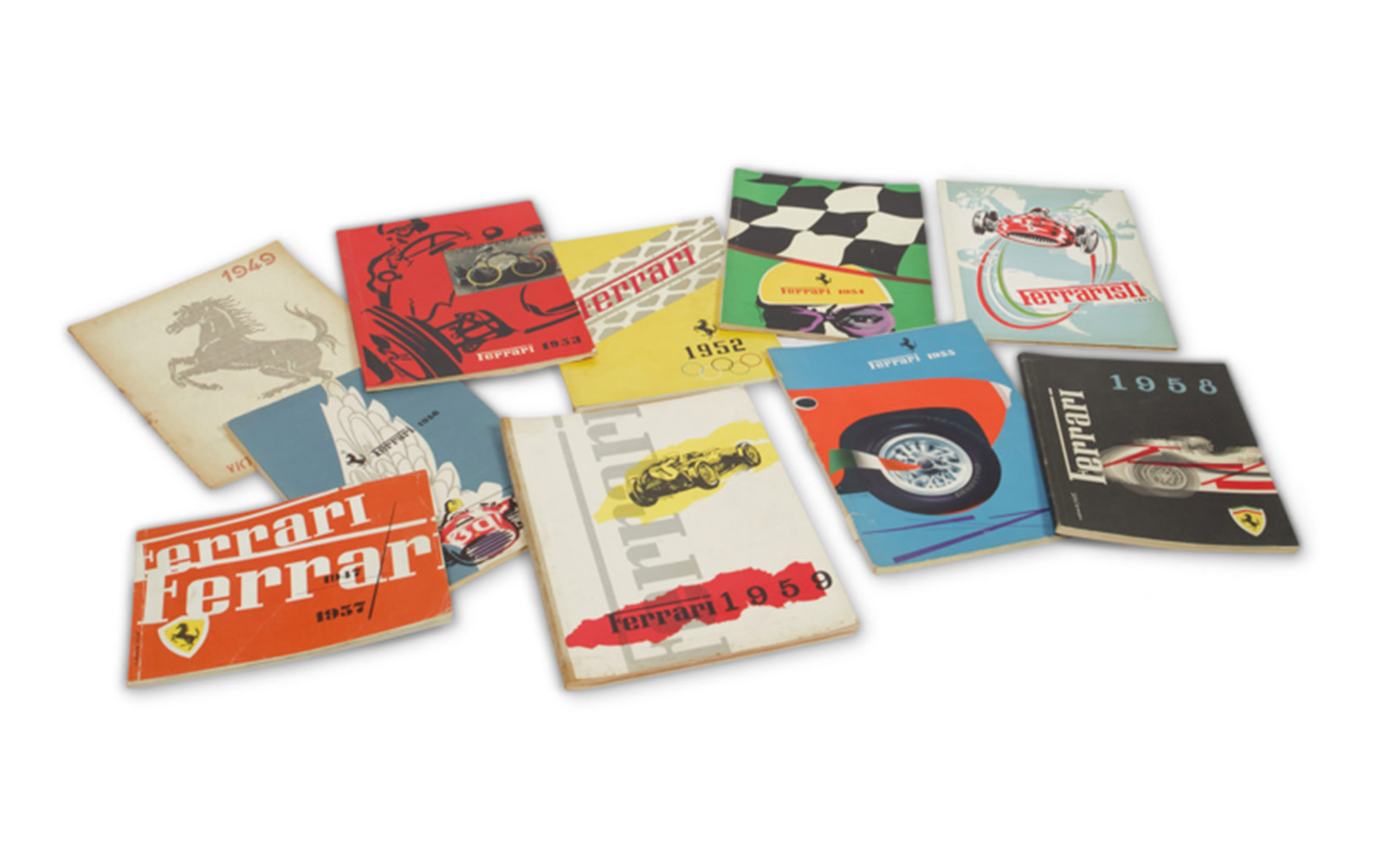 Collection of Ferrari Yearbooks