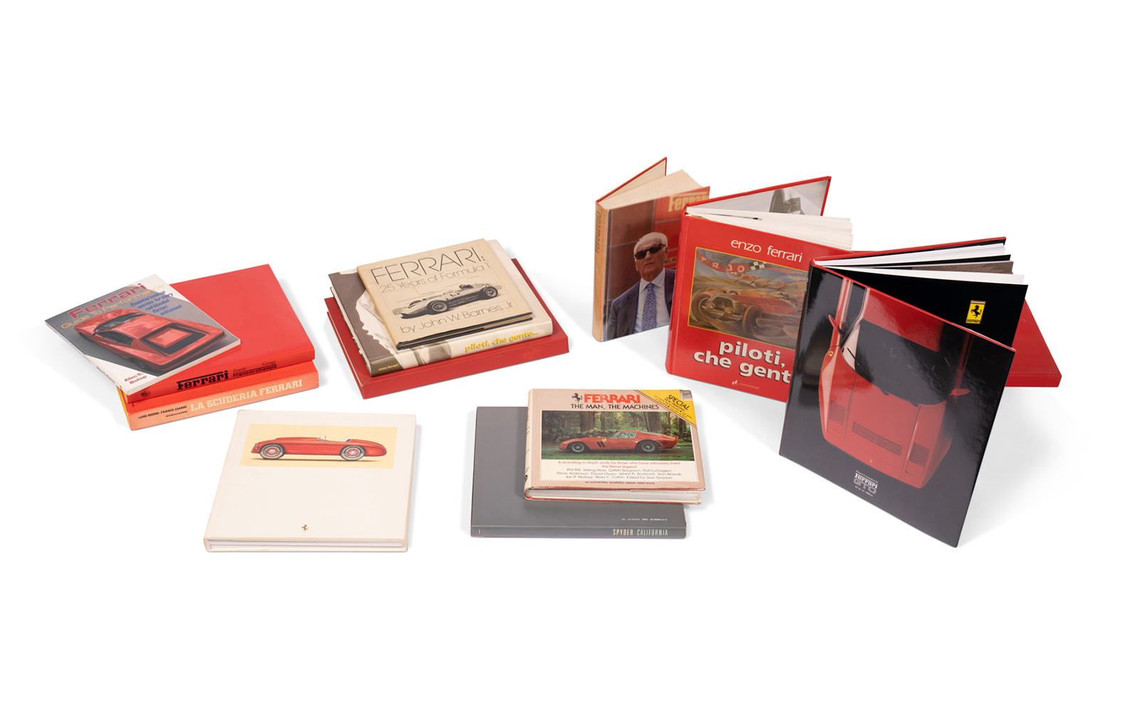 Assorted Ferrari Books