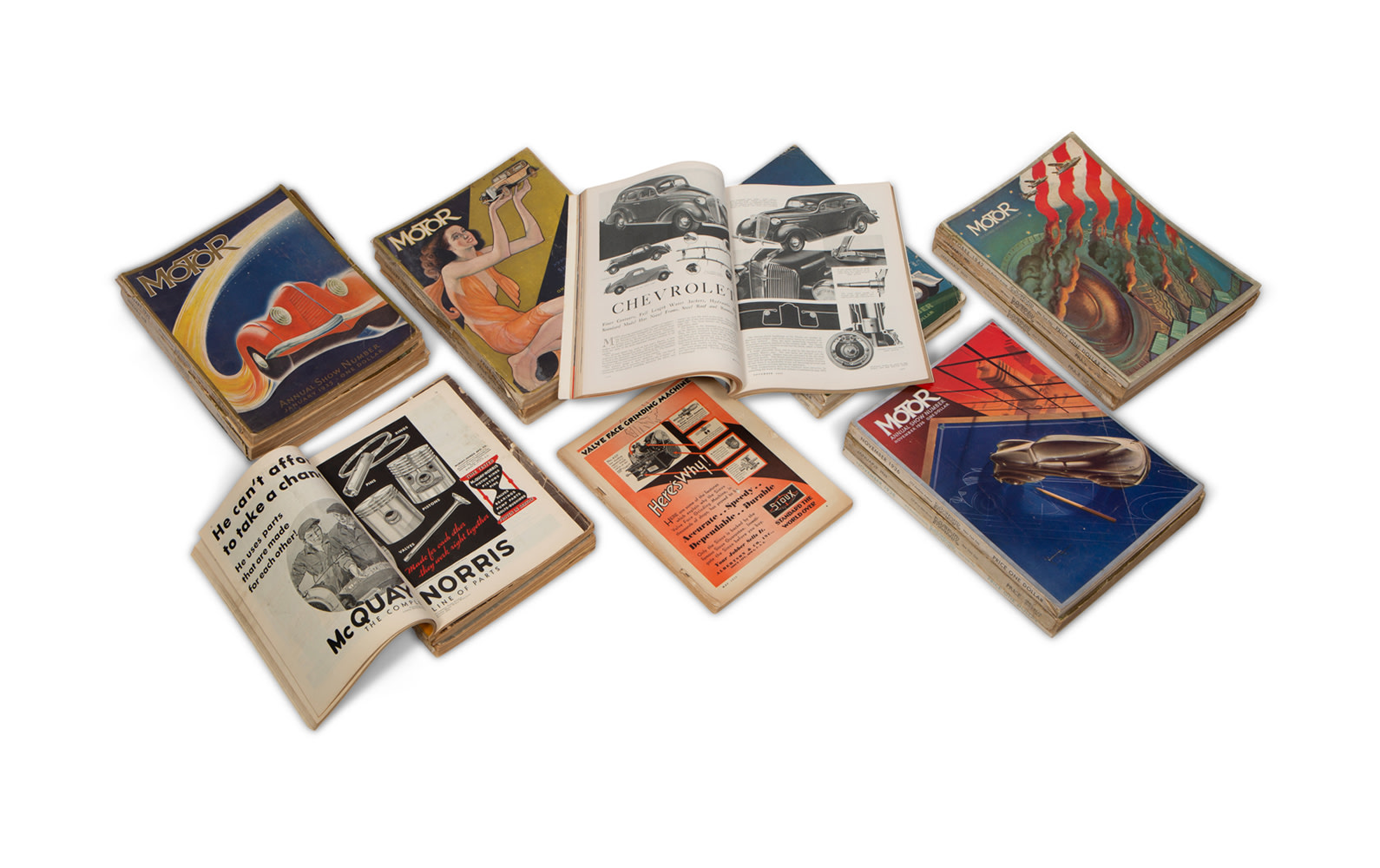 Assorted Motor Magazines, 1925–1943