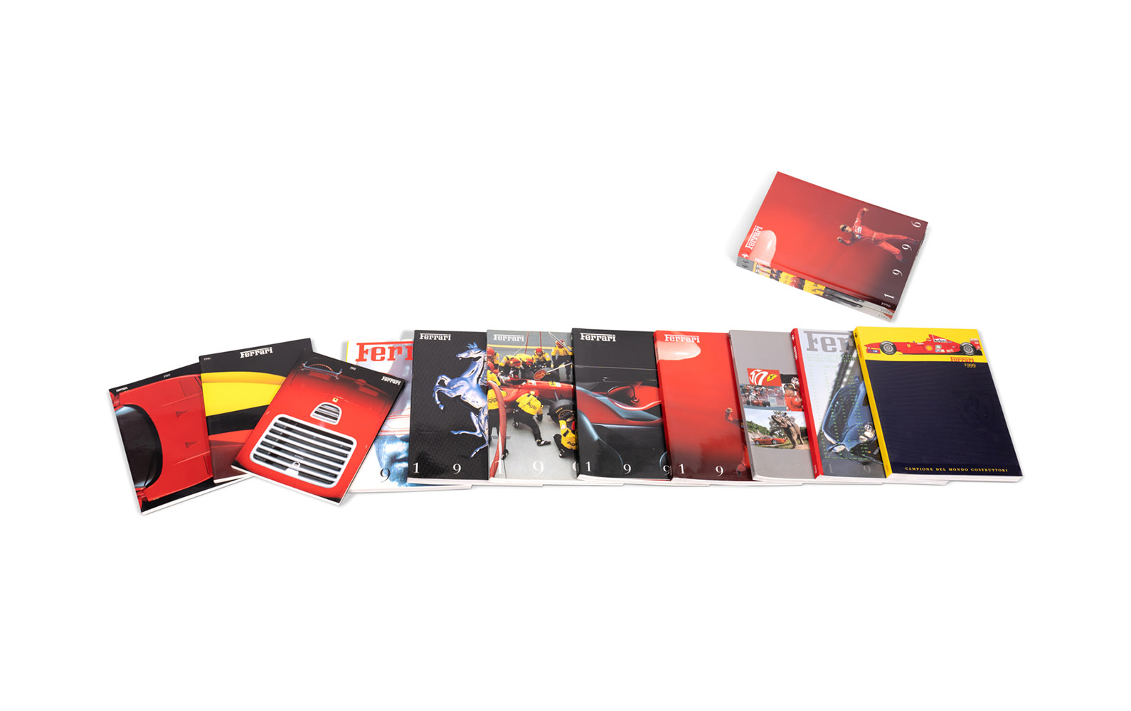Collection of Ferrari Yearbooks, 1989–1999