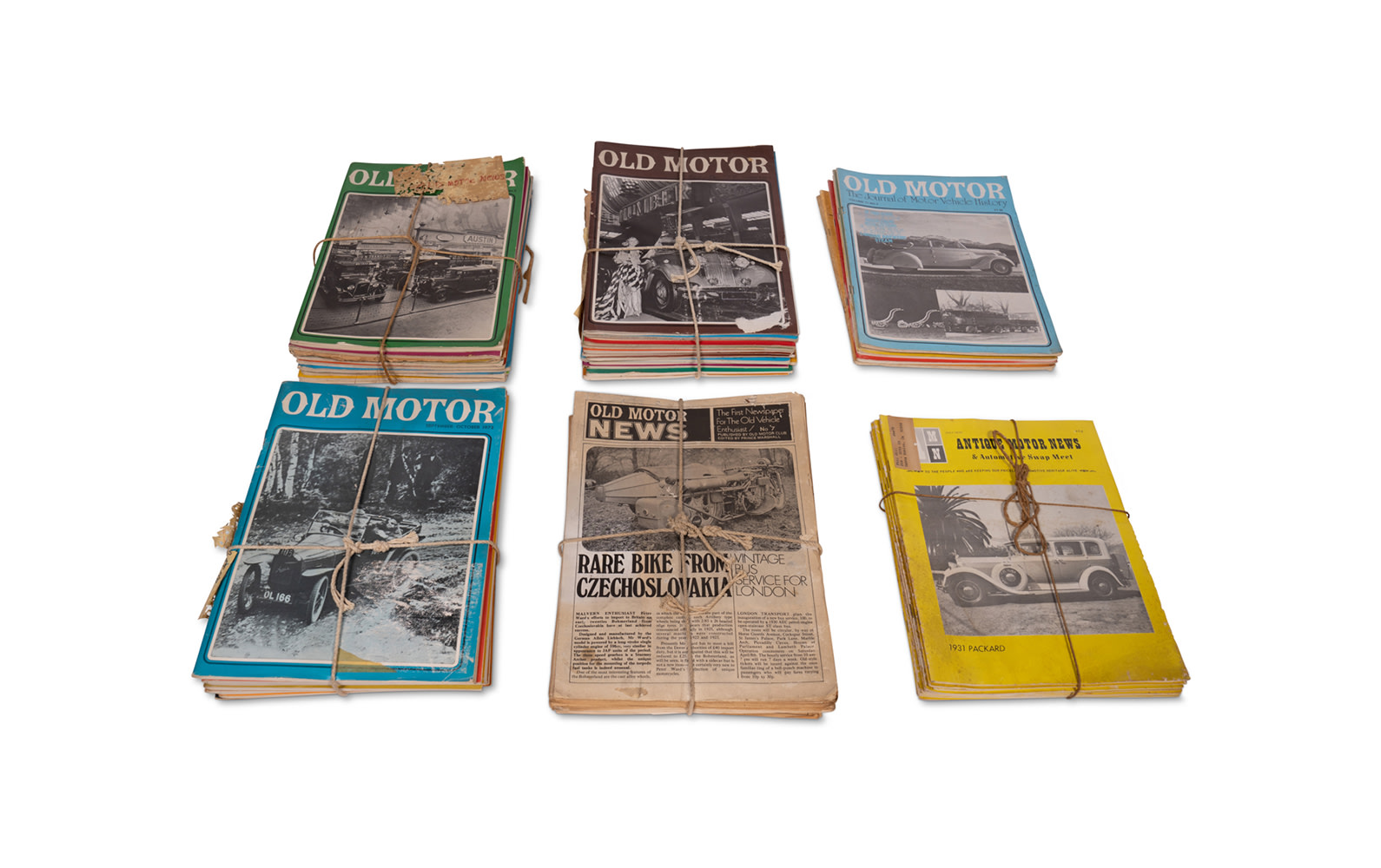 Assorted Old Motor and Automotive News Magazines