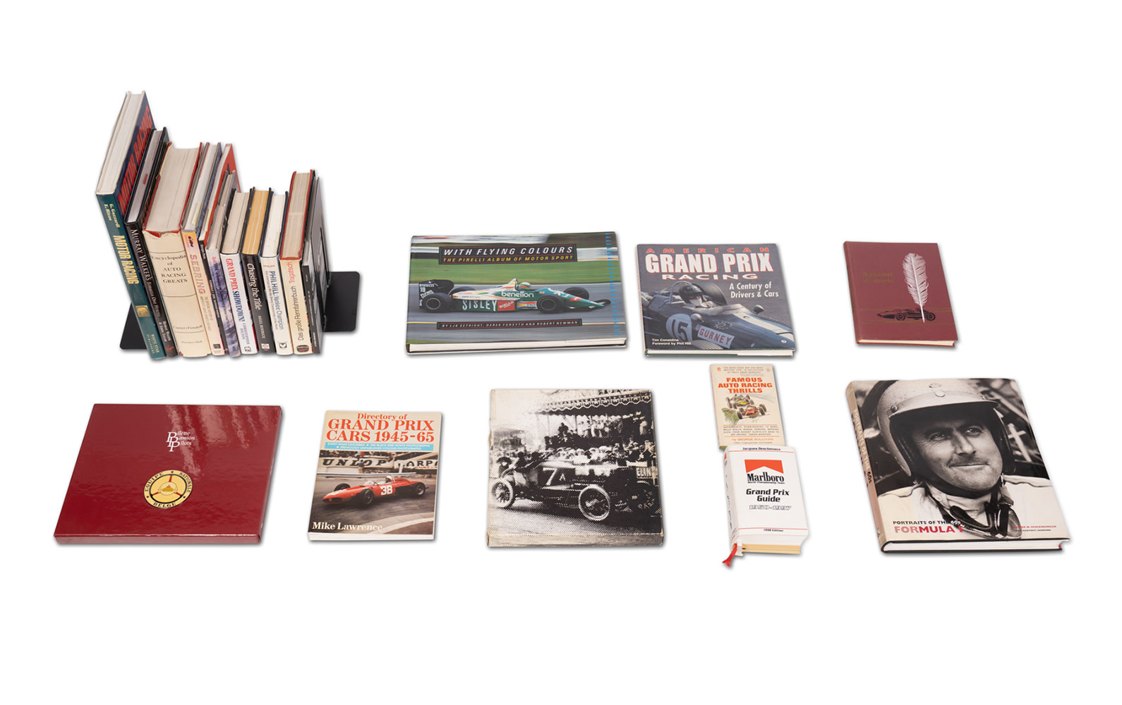 Assorted Books on Grand Prix Racing