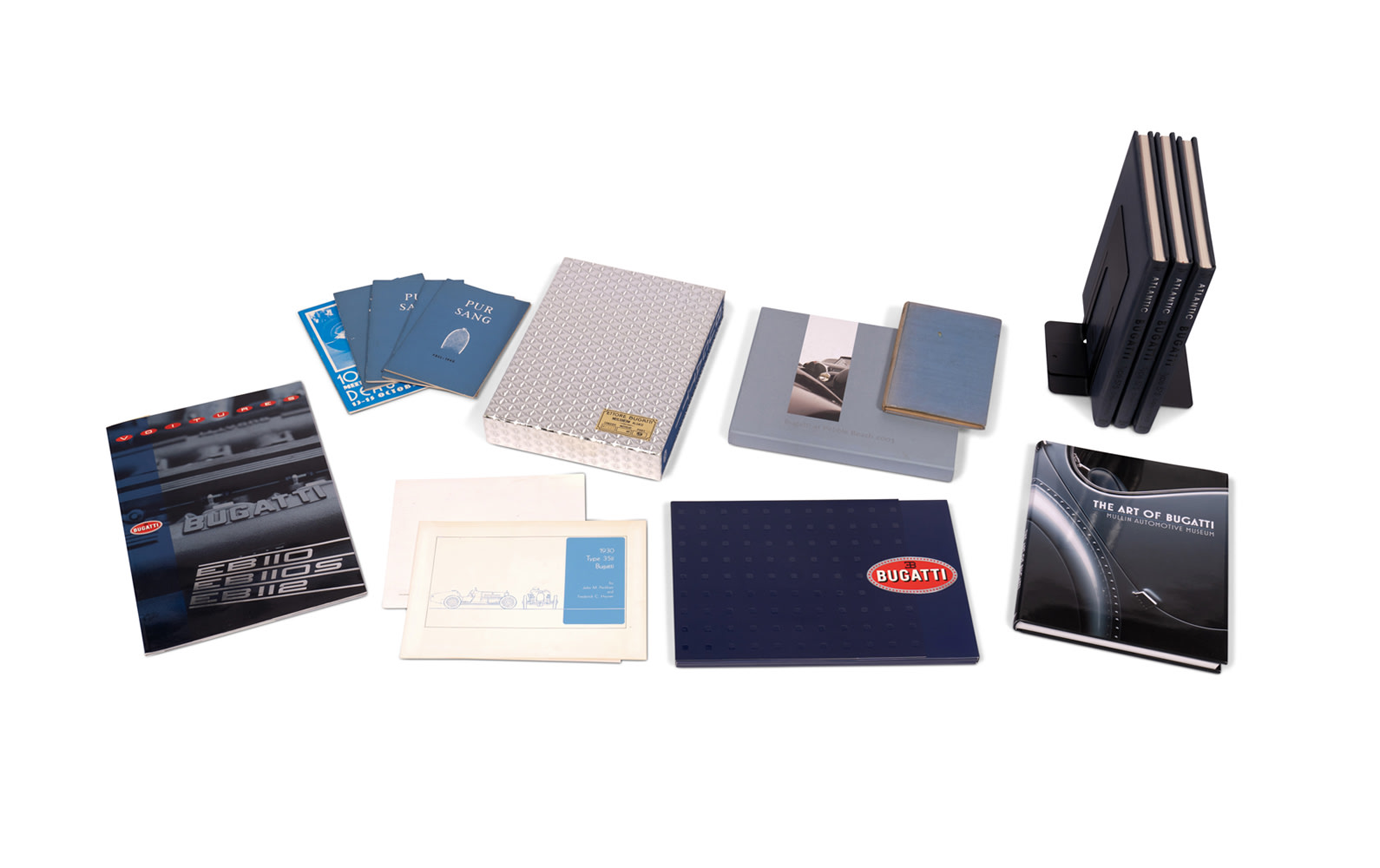 Assorted Books and Publications on Bugatti