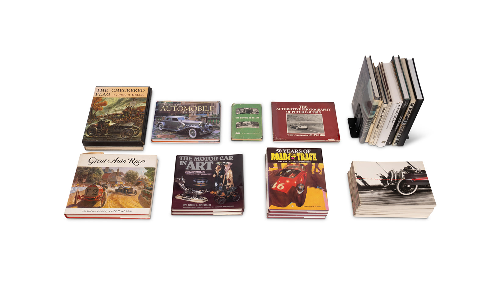 Assorted Books on Automobiles as Art