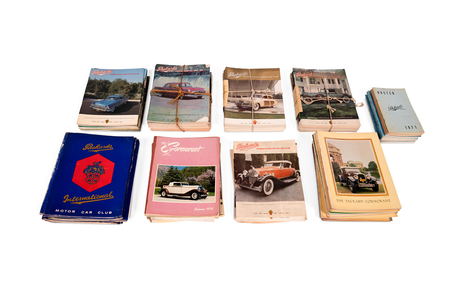 Assorted Packard Cormorant and Packards International Motor Car Club Magazines and Publications