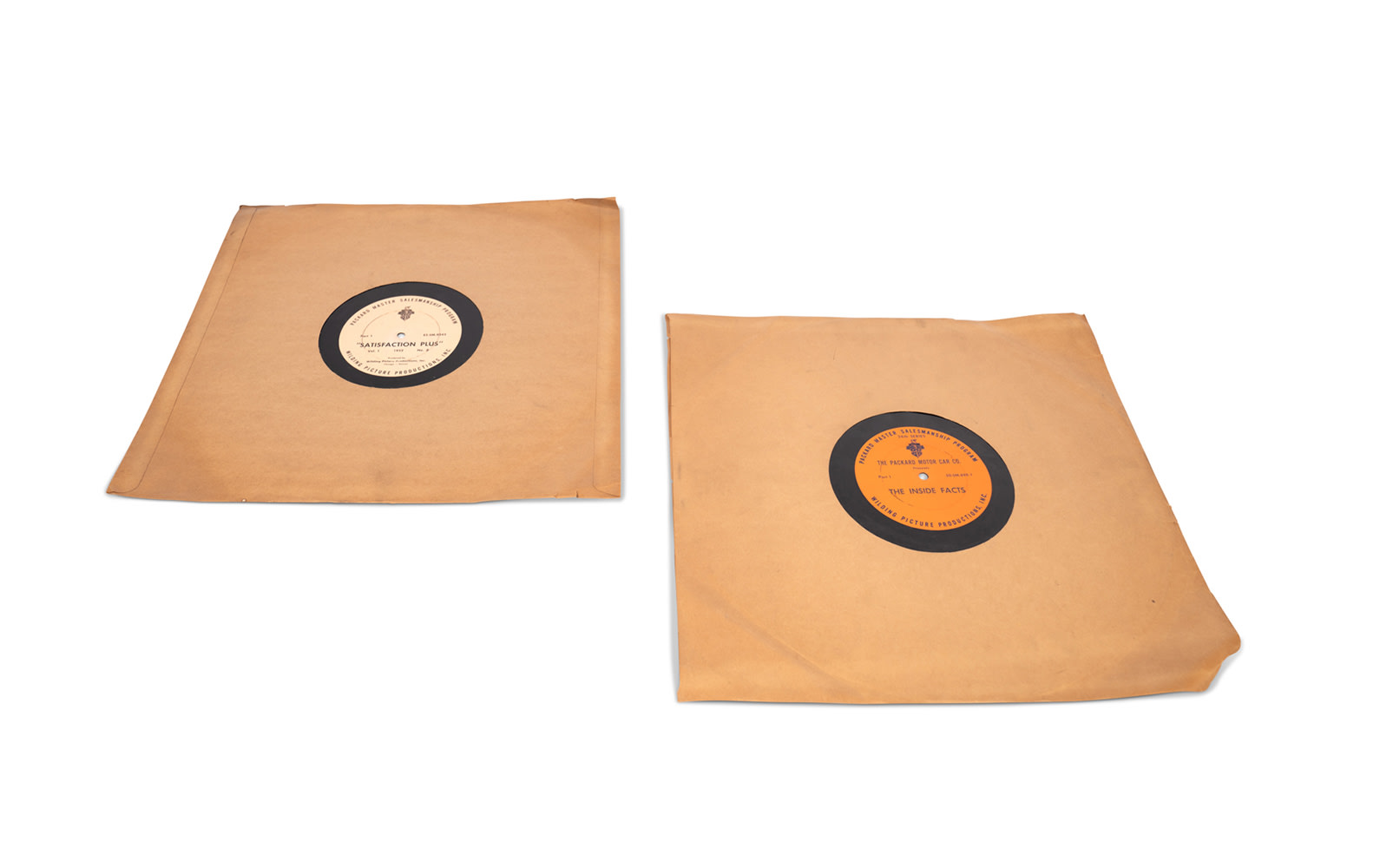 Two Packard Master Salesmanship Program Training Vinyl Records