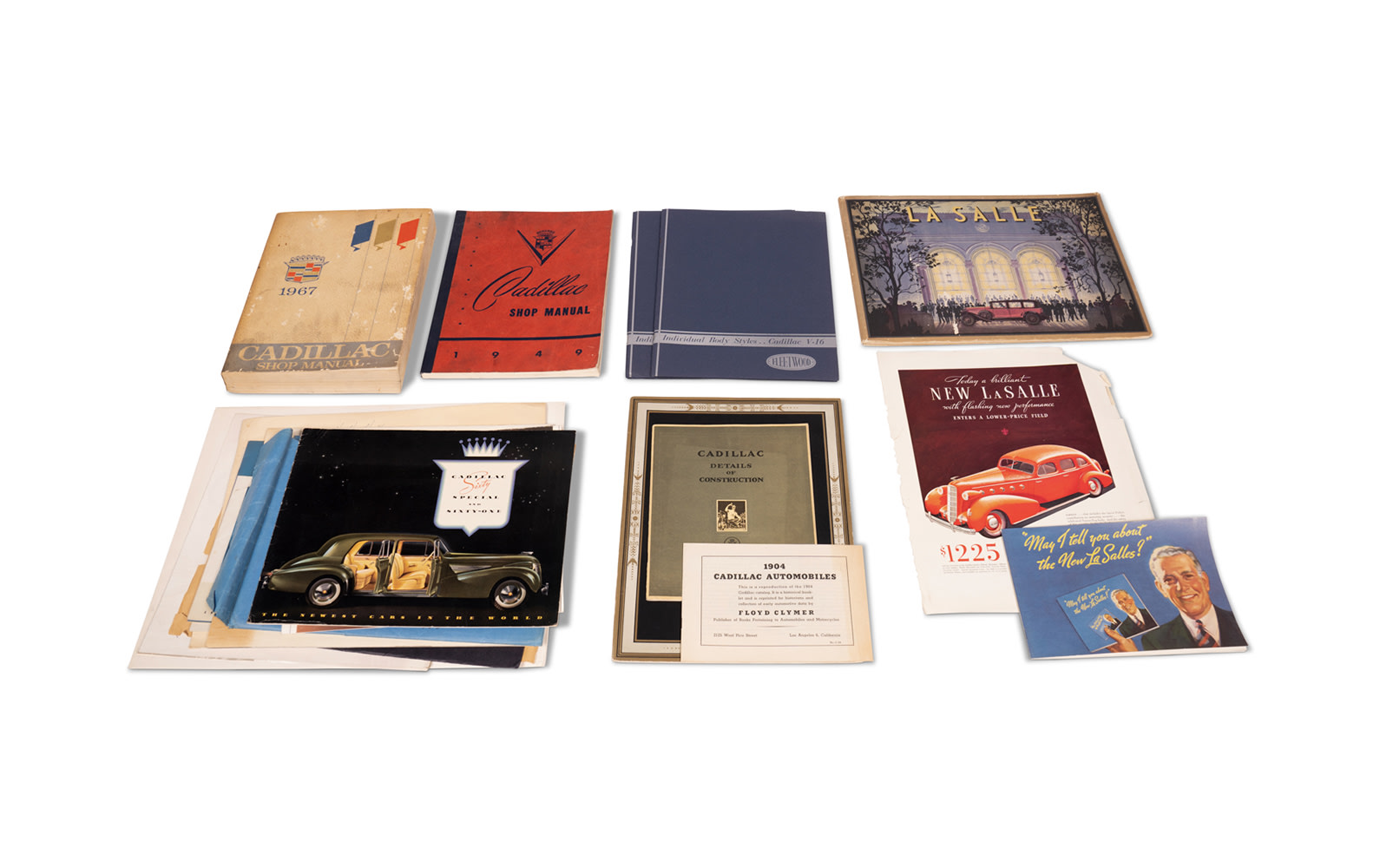 Assorted Cadillac and LaSalle Literature