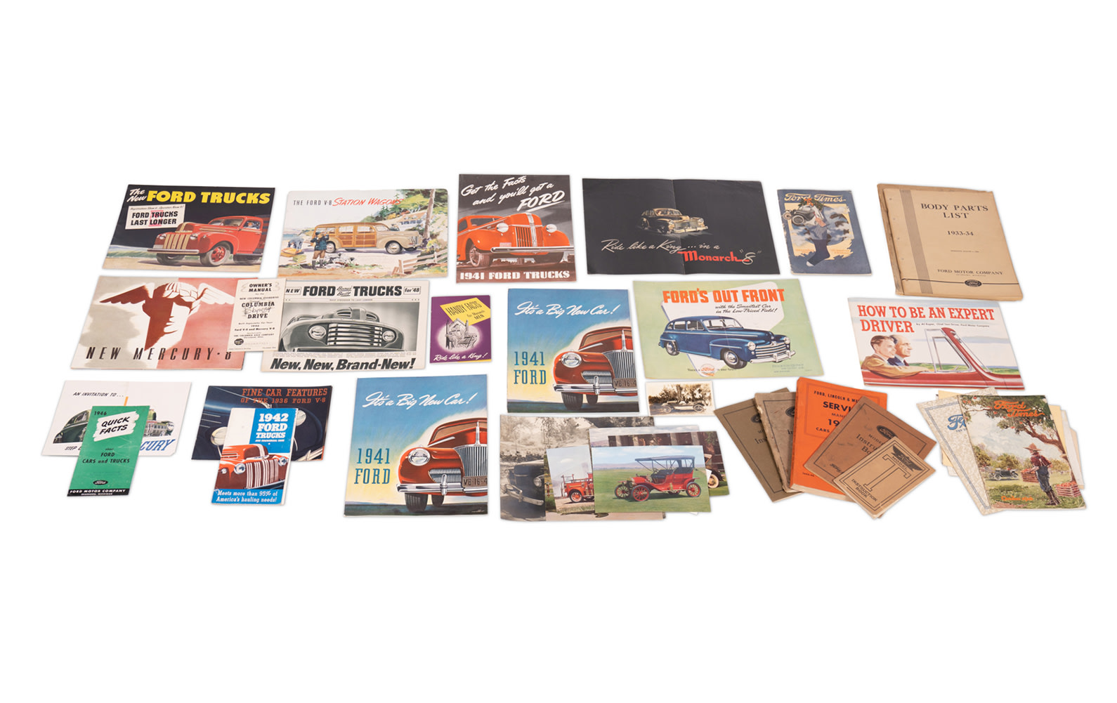Assorted Ford and Mercury Literature