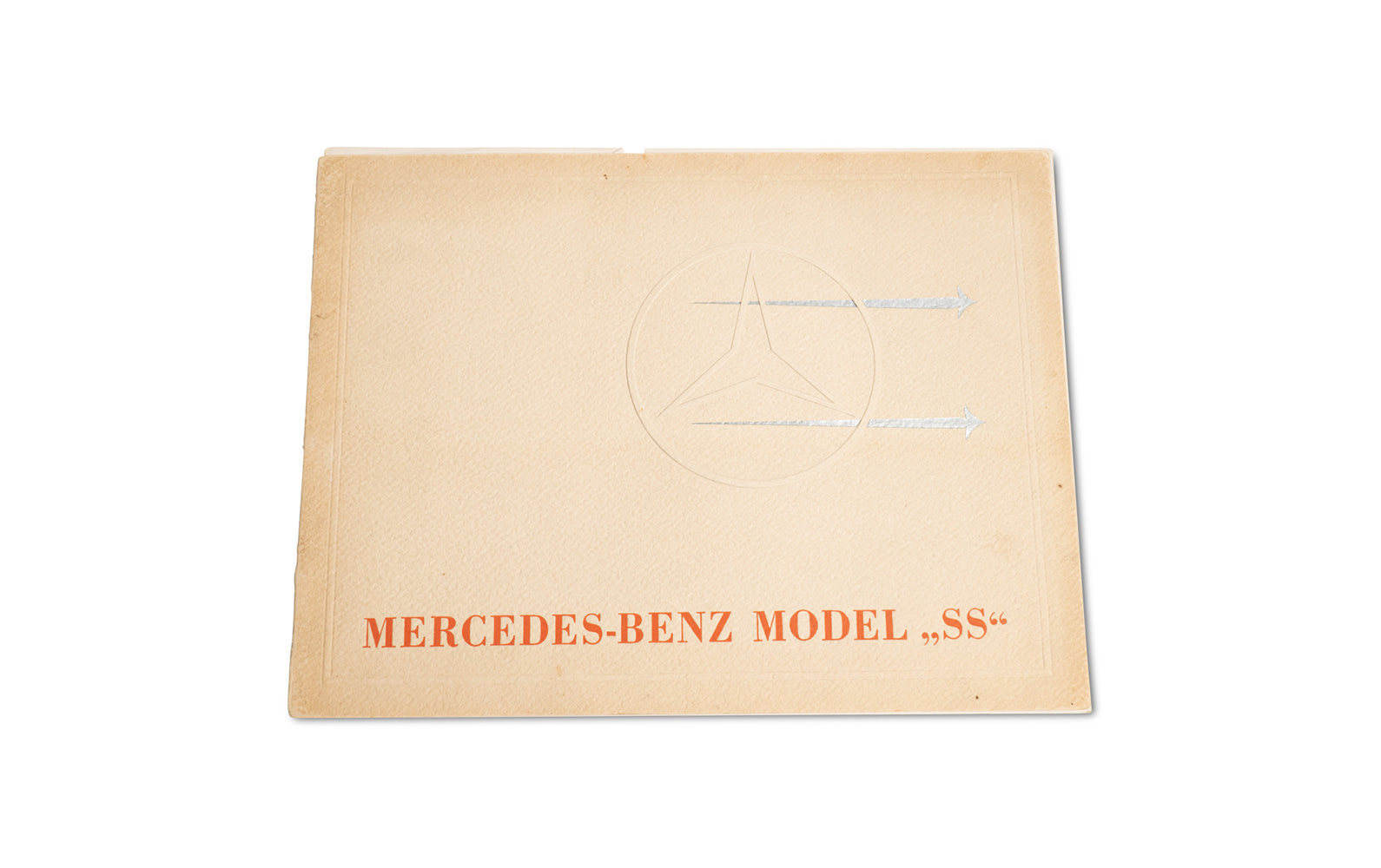 Mercedes-Benz Model SS Sales Brochure