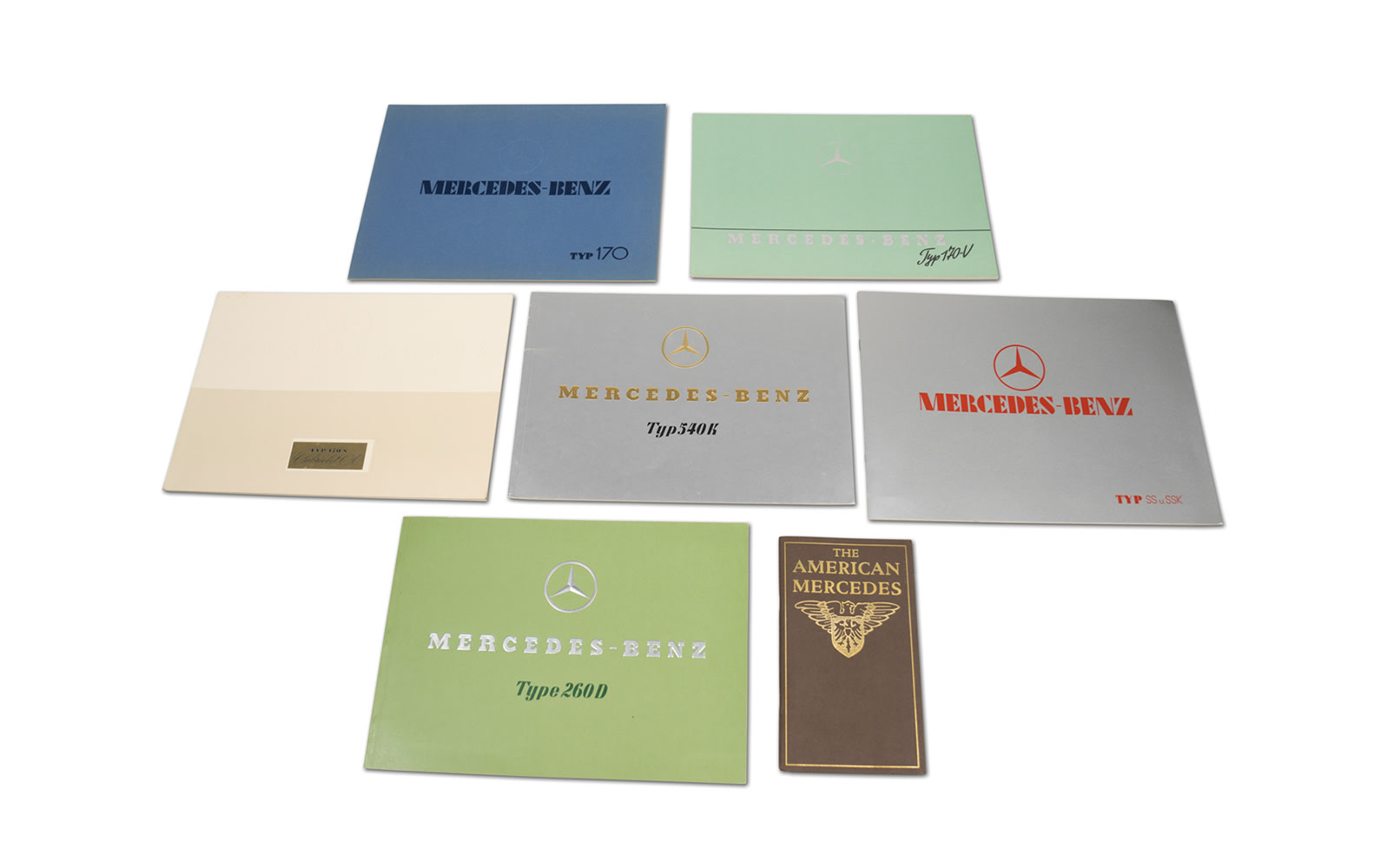  Assorted Mercedes-Benz Sales Brochures, Reprints