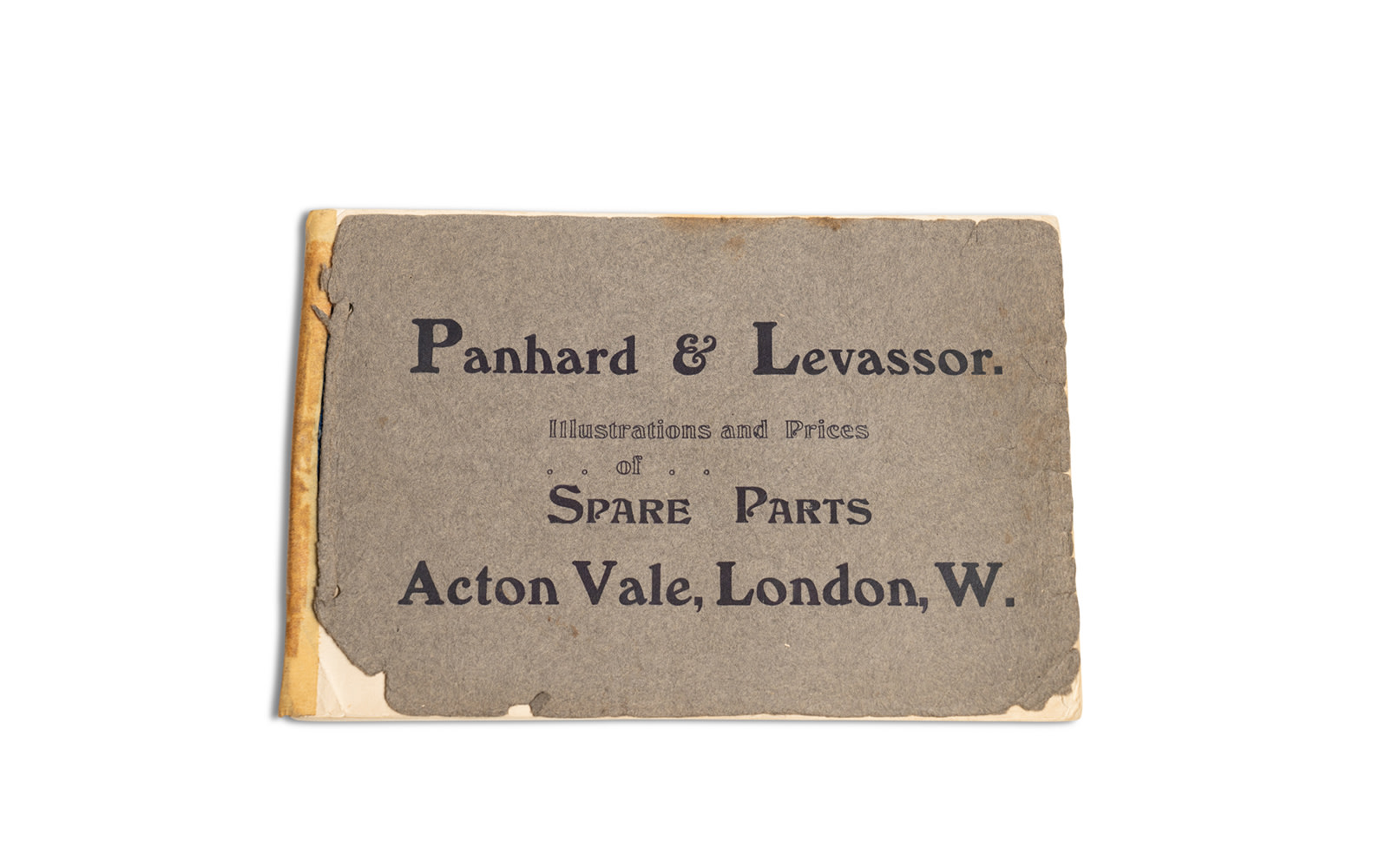 Panhard & Levassor Spare Parts Catalogue, c. early-1900s