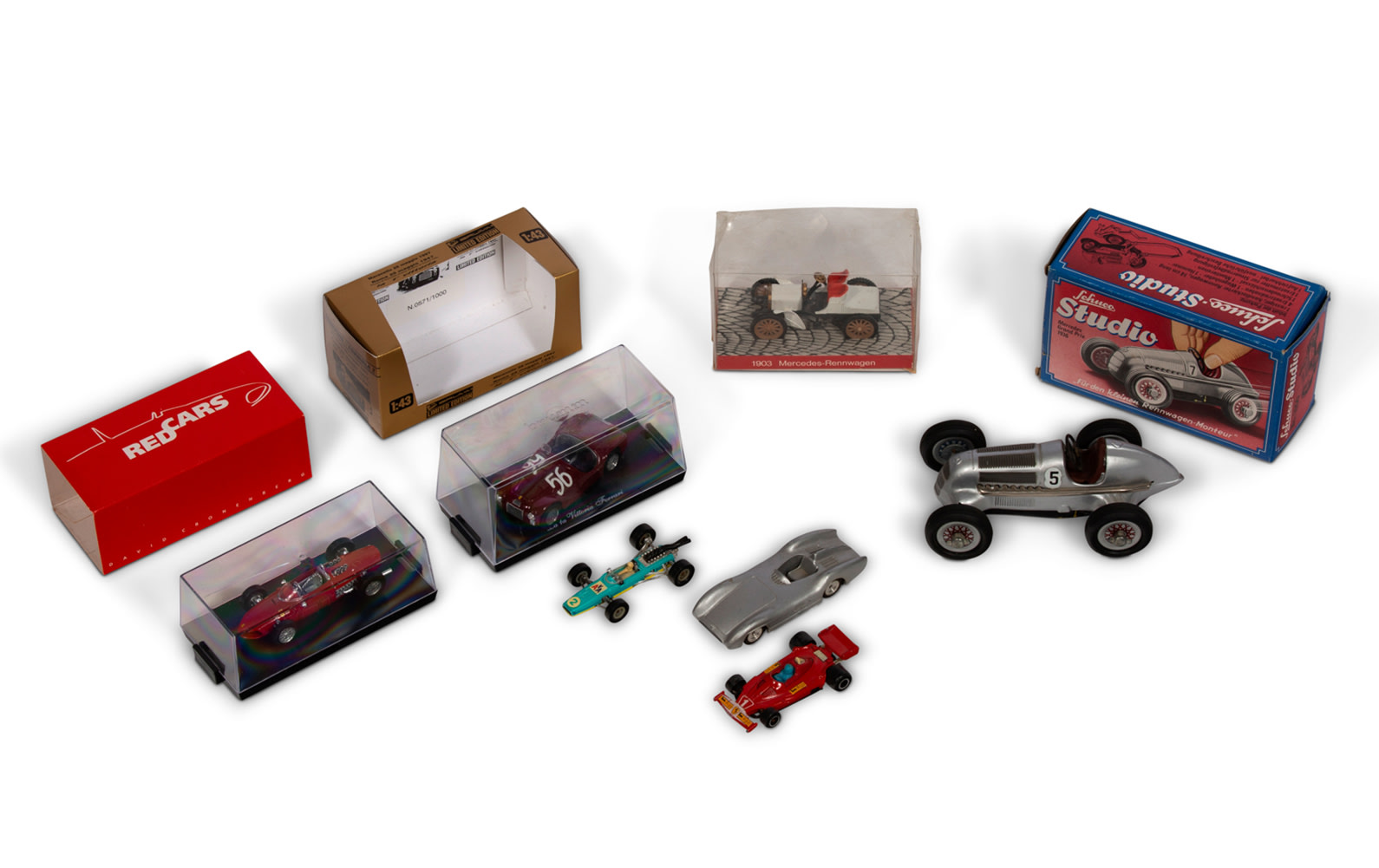 Assorted Small Racing Car Models