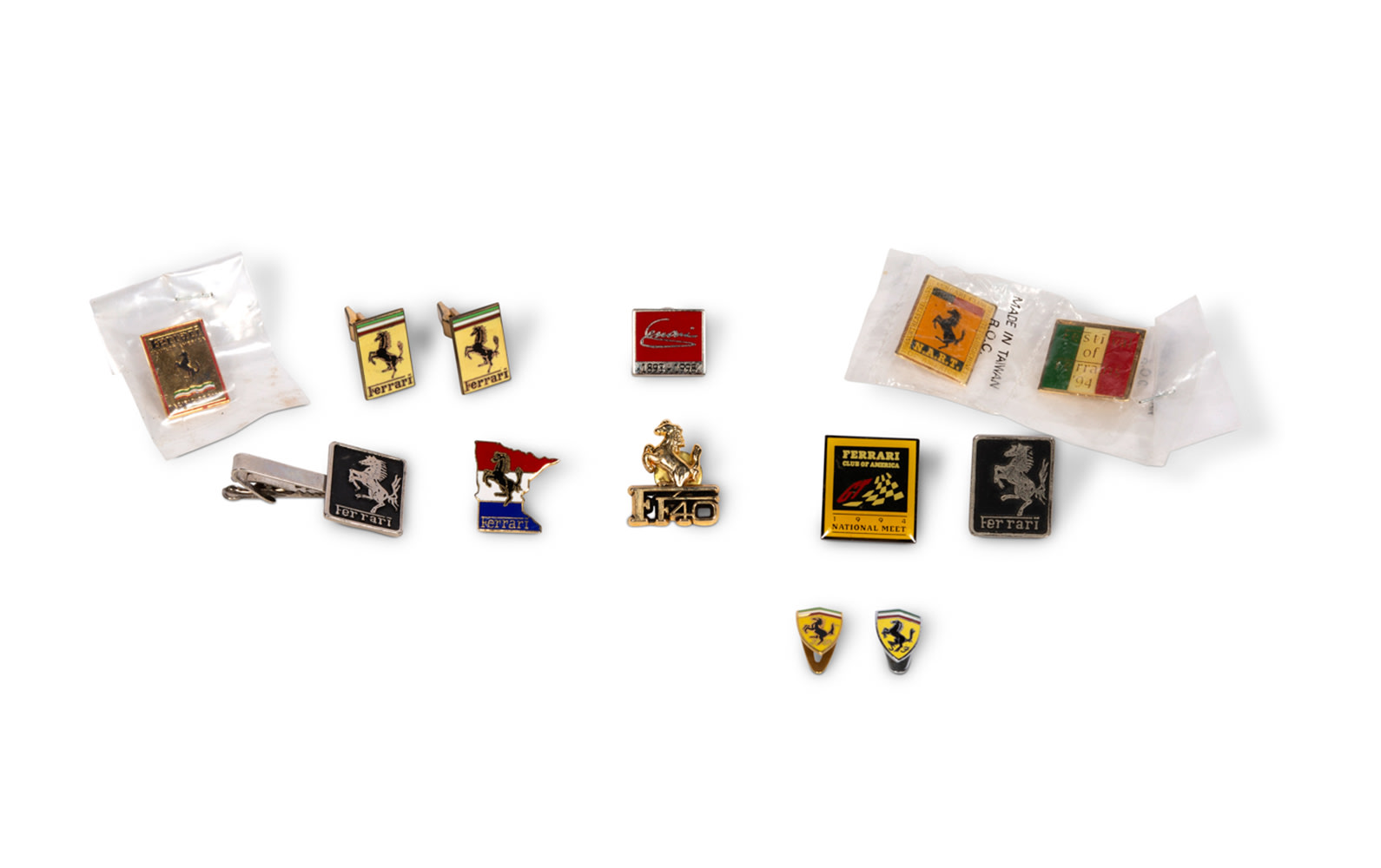 Assorted Ferrari Pins