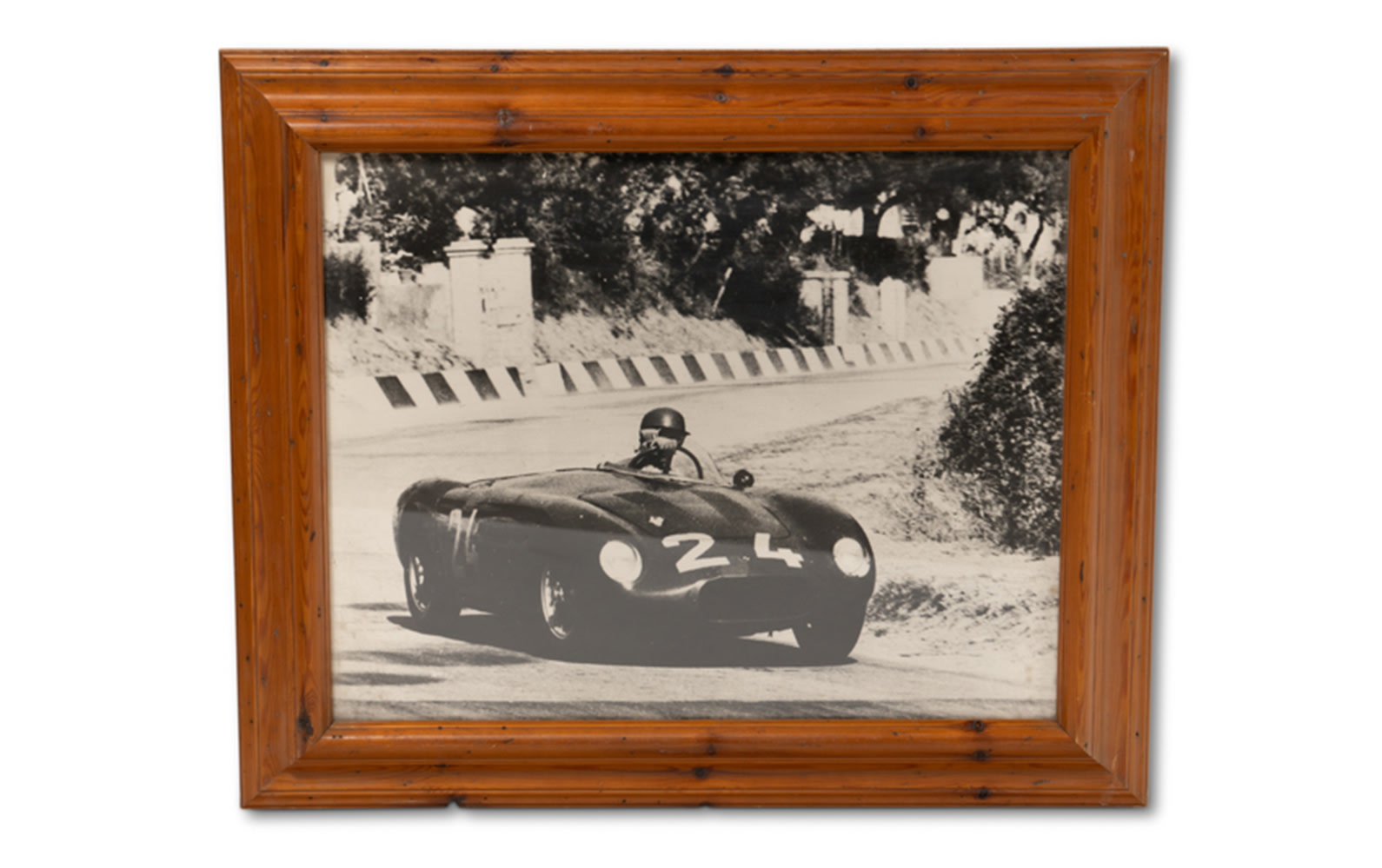 Photograph of an OSCA MT4-TN at the Targa Florio, Framed