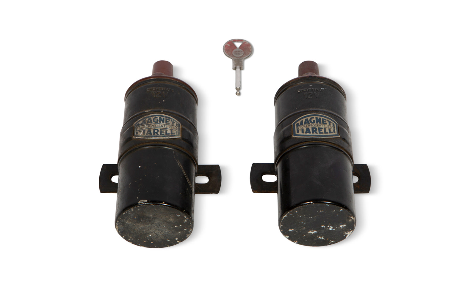 Magneti Marelli Ignition Key and Two Superpotente B5 Ignition Coils