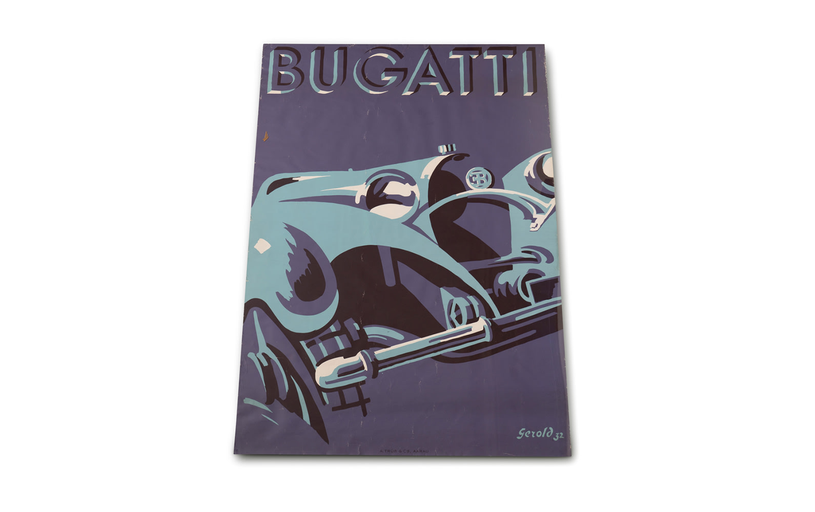 Bugatti Poster by Gerold, 1932 (Reprint)