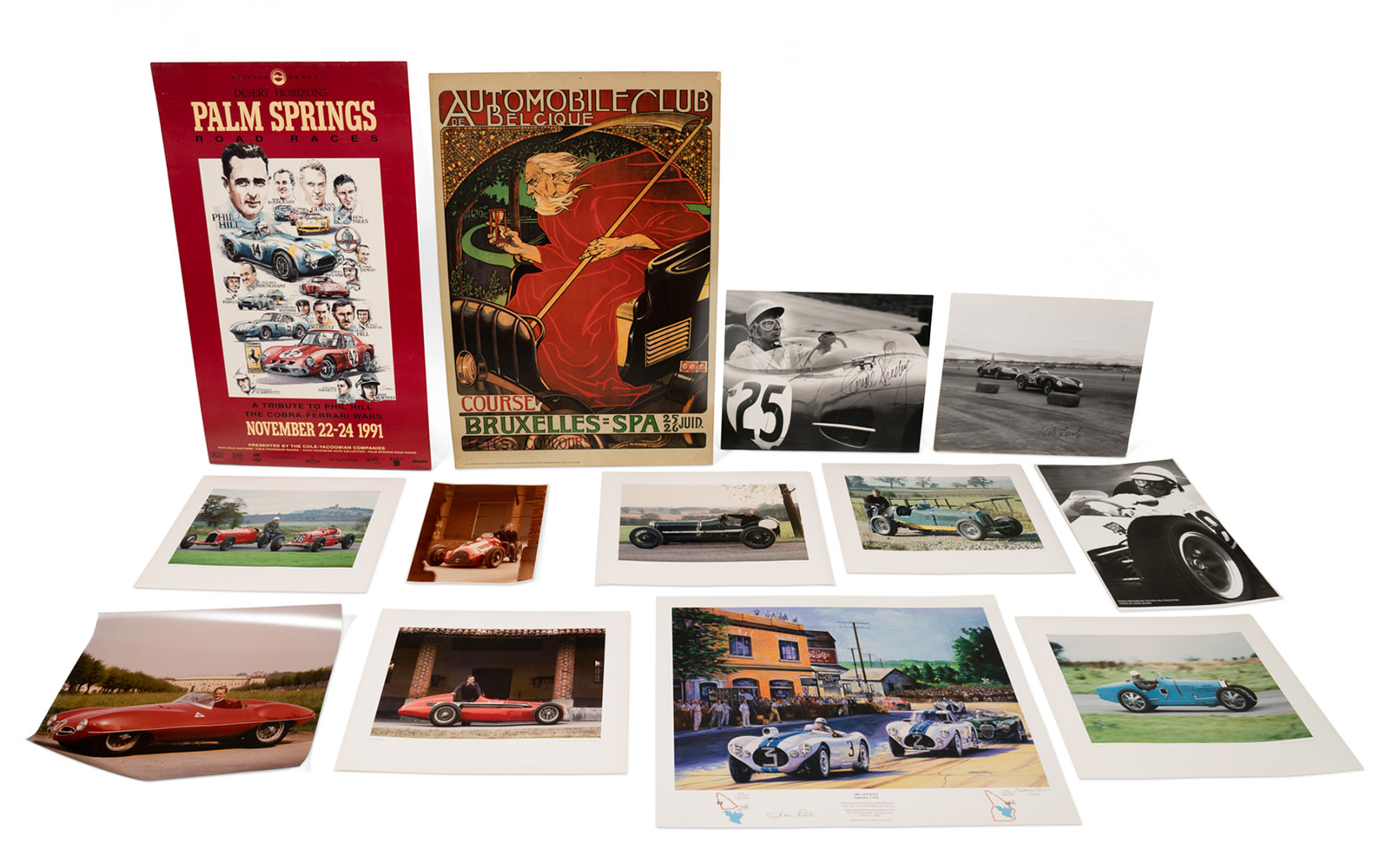 Selection of Automotive Posters and Prints, Unframed