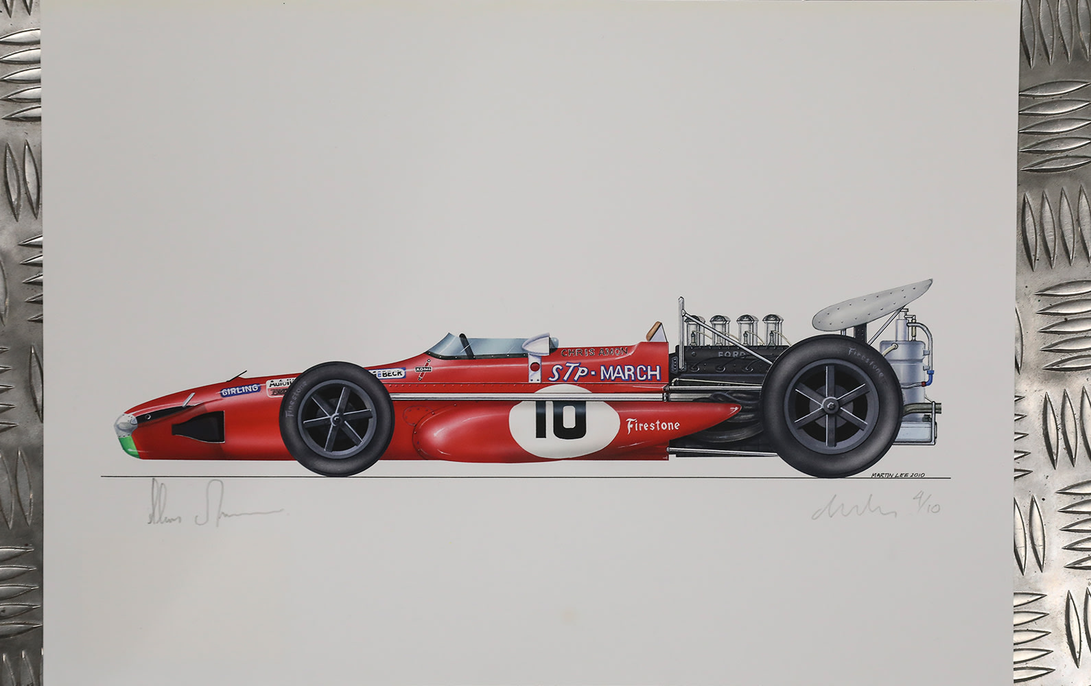 Chris Amon March 701 Limited-Edition Print