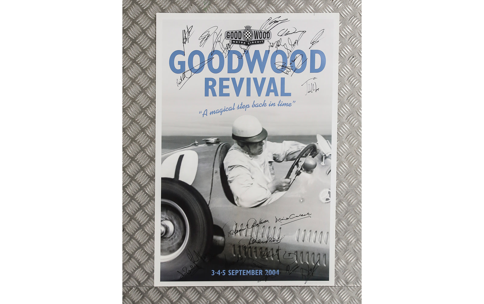 Signed 2004 Goodwood Revival Poster