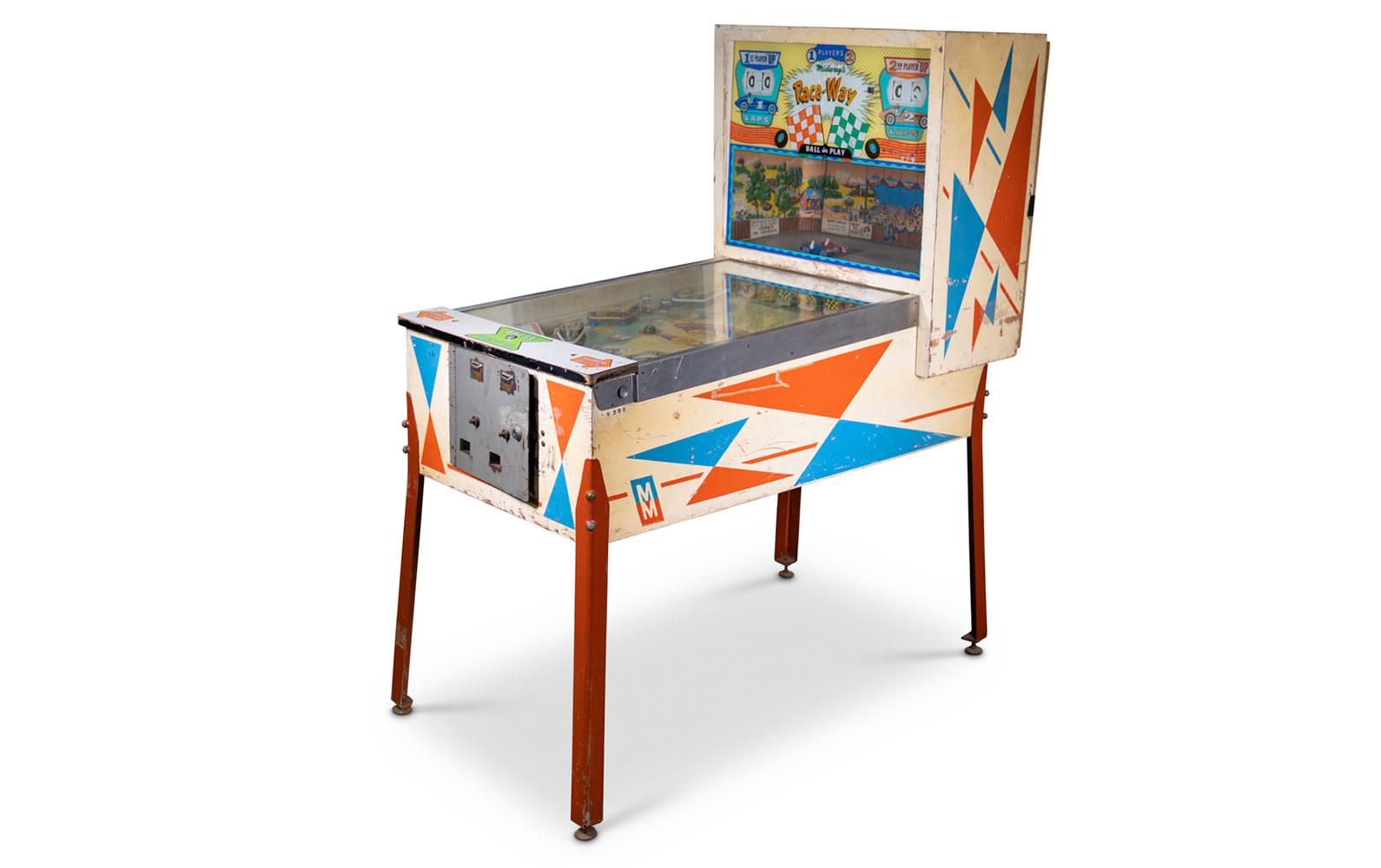 c. 1963 Midway Race-Way Pinball Machine