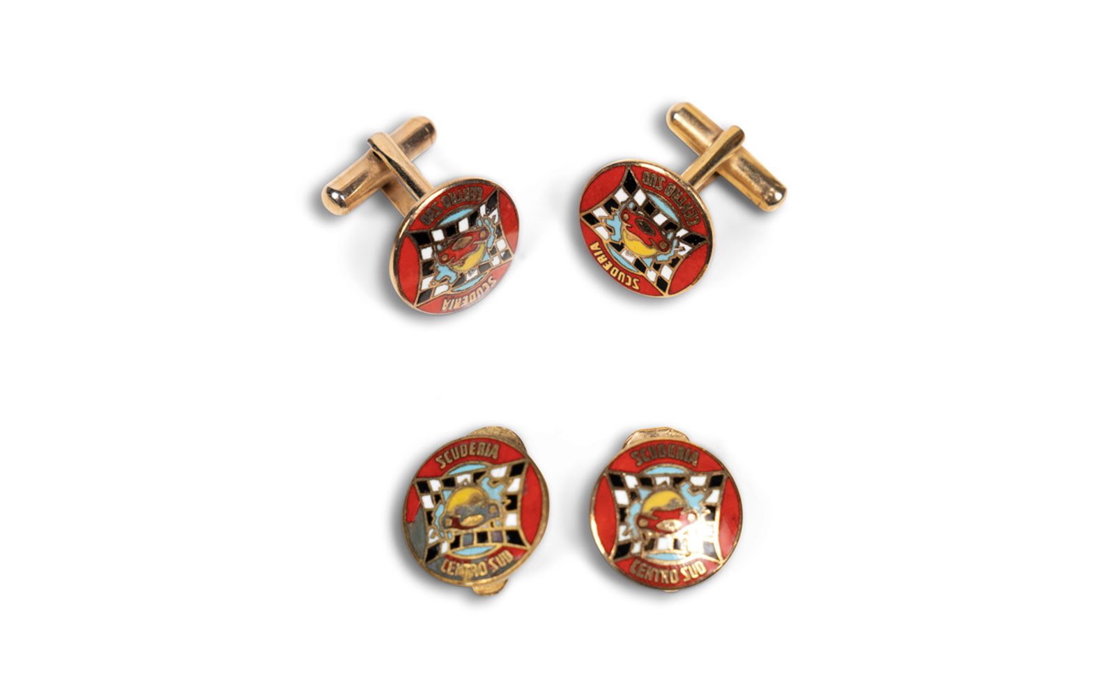 Scuderia Centro Sud Pins and Cufflinks