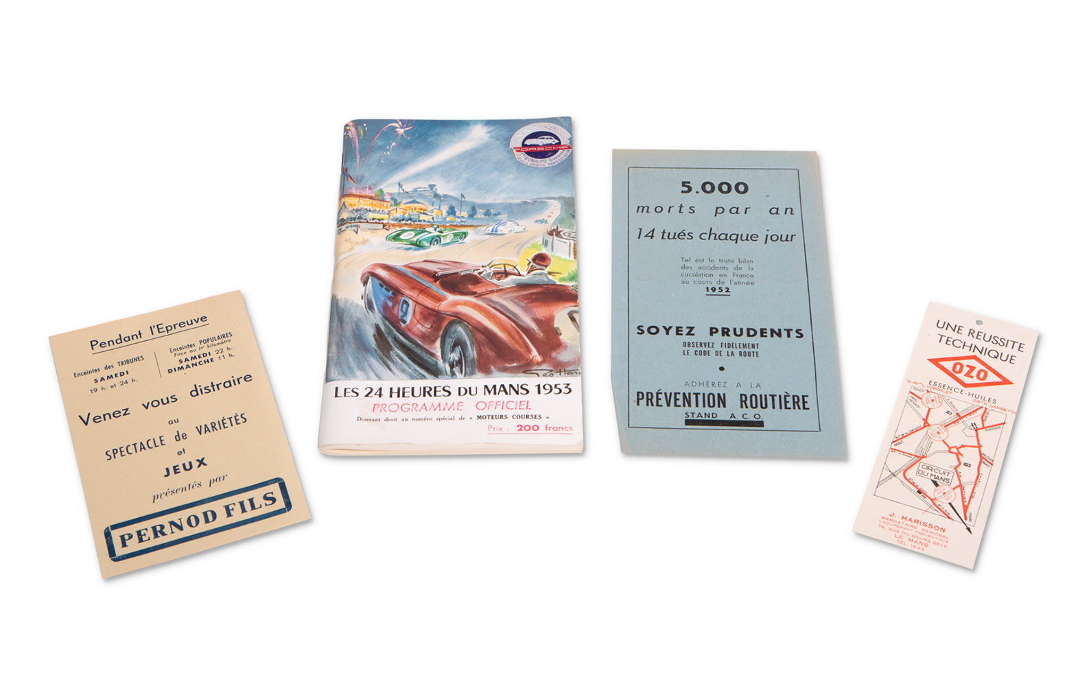1953 24 Hours of Le Mans Official Race Program