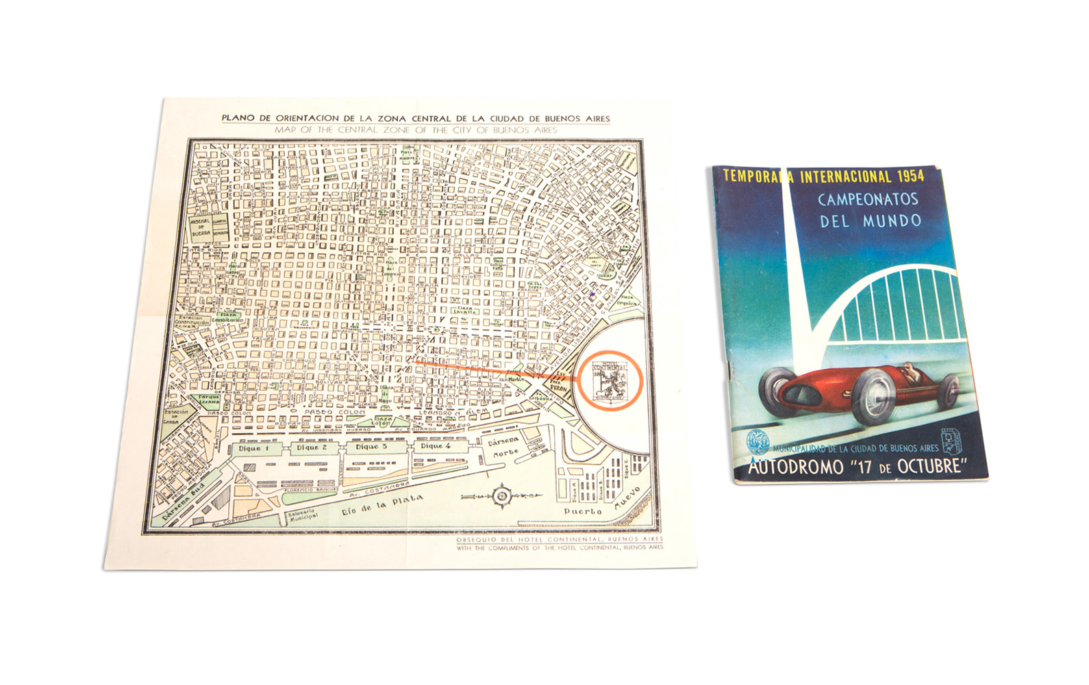 1954 Grand Prix of Argentina Official Race Program