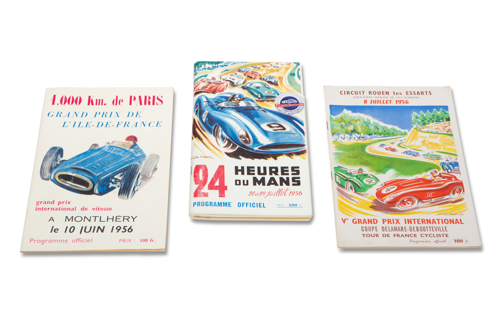 Assorted 1956 French Race Programs
