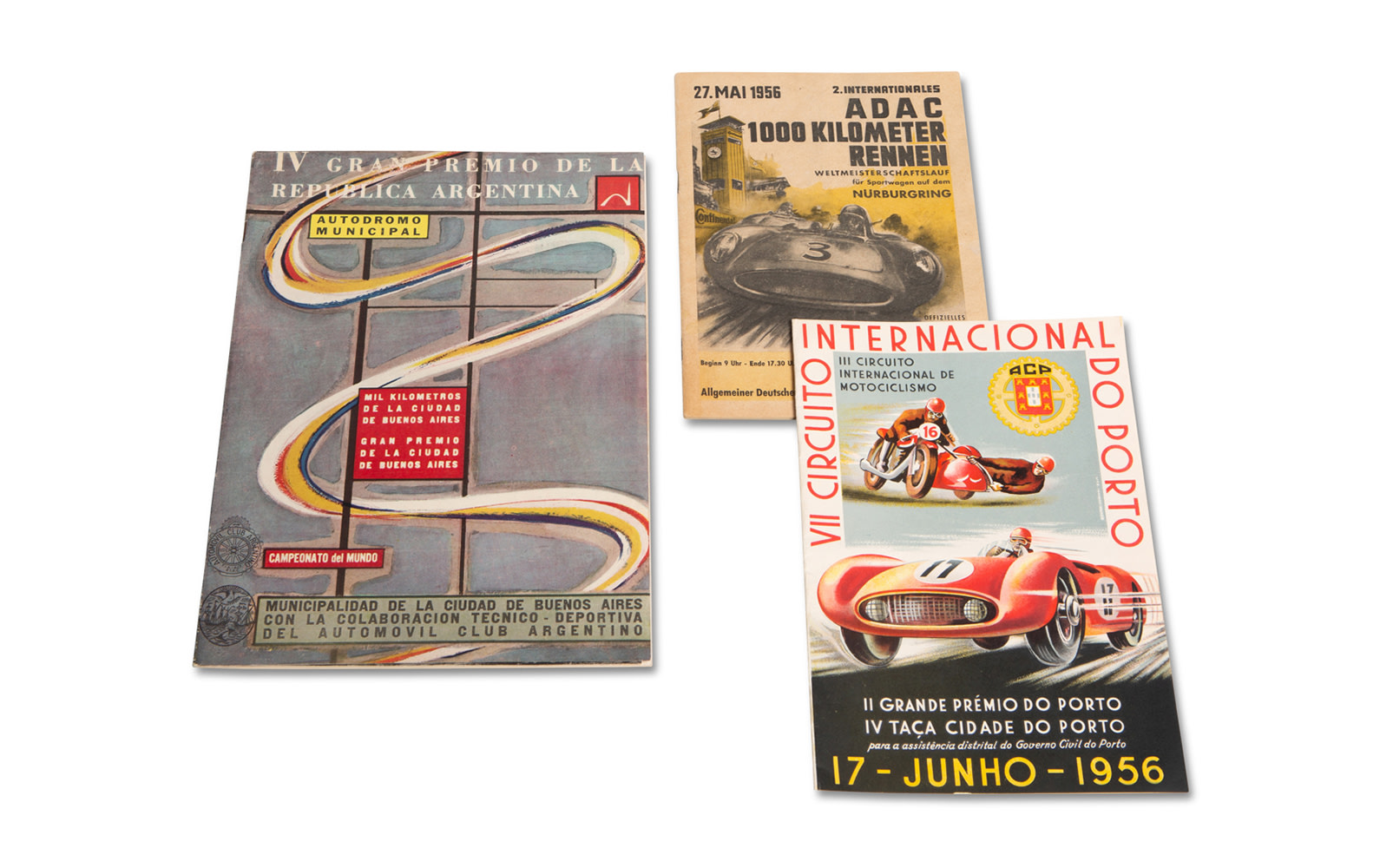 Assorted 1956 International Race Programs