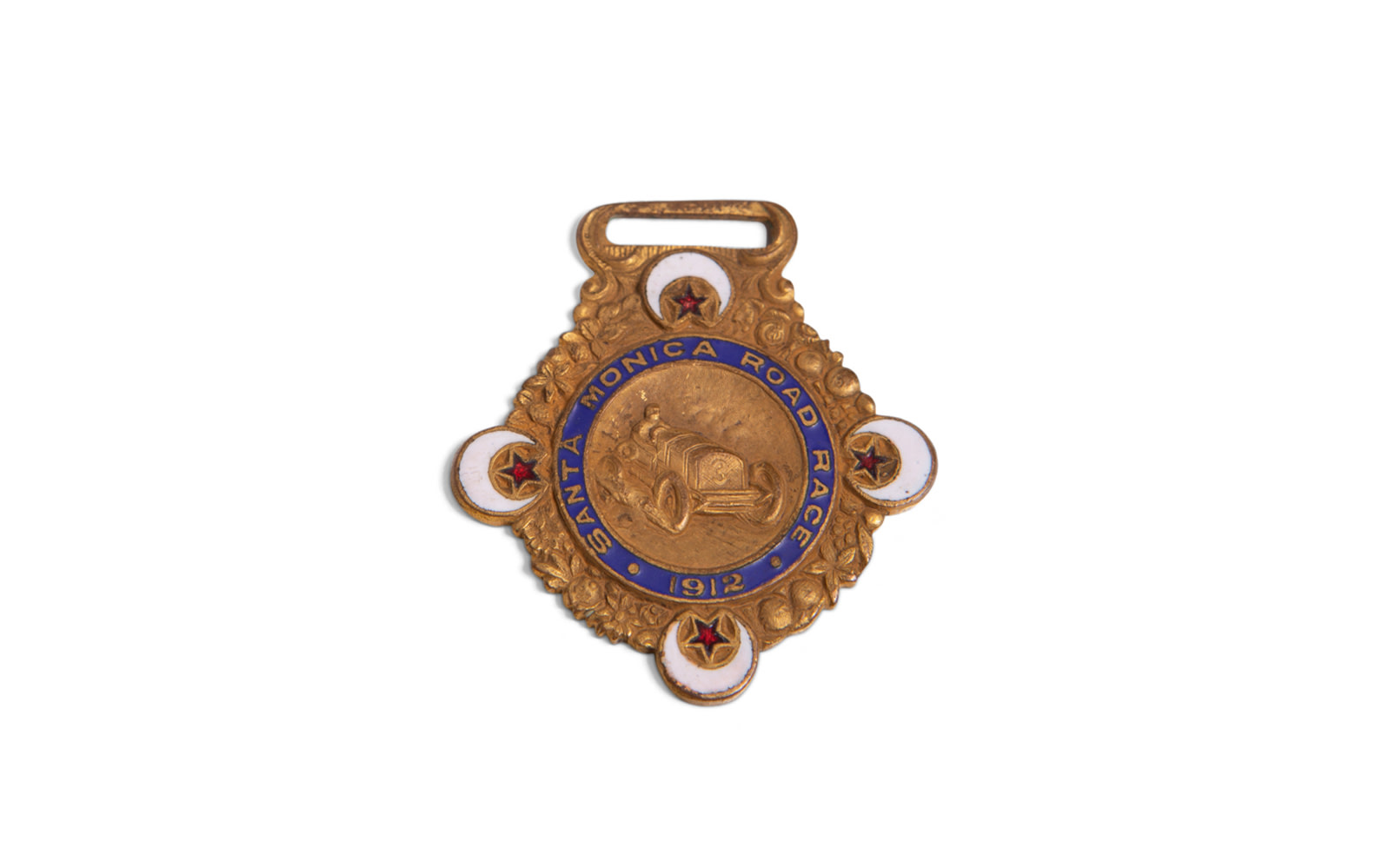 1912 Santa Monica Road Race Fob