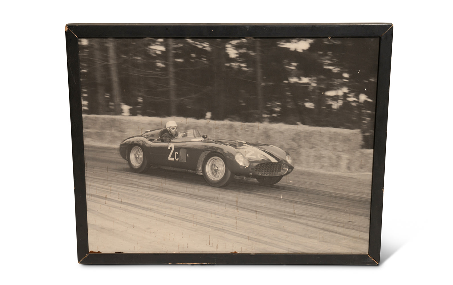1956 Pebble Beach Road Races Photograph, Framed