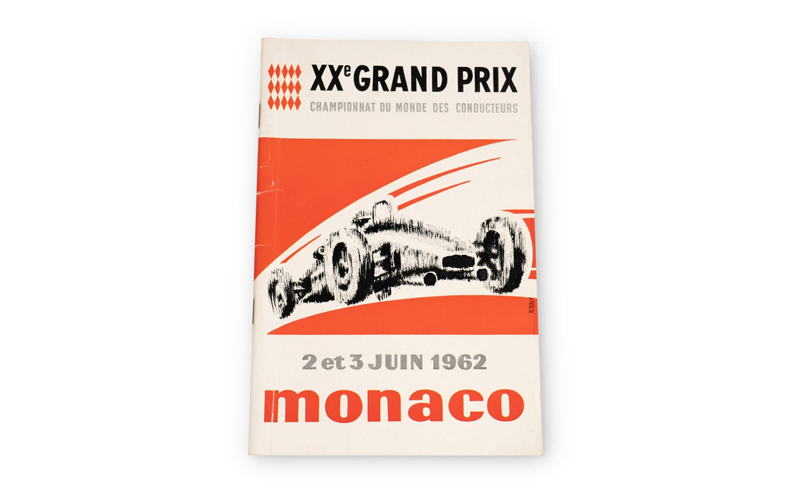 1962 Monaco Grand Prix Official Race Program