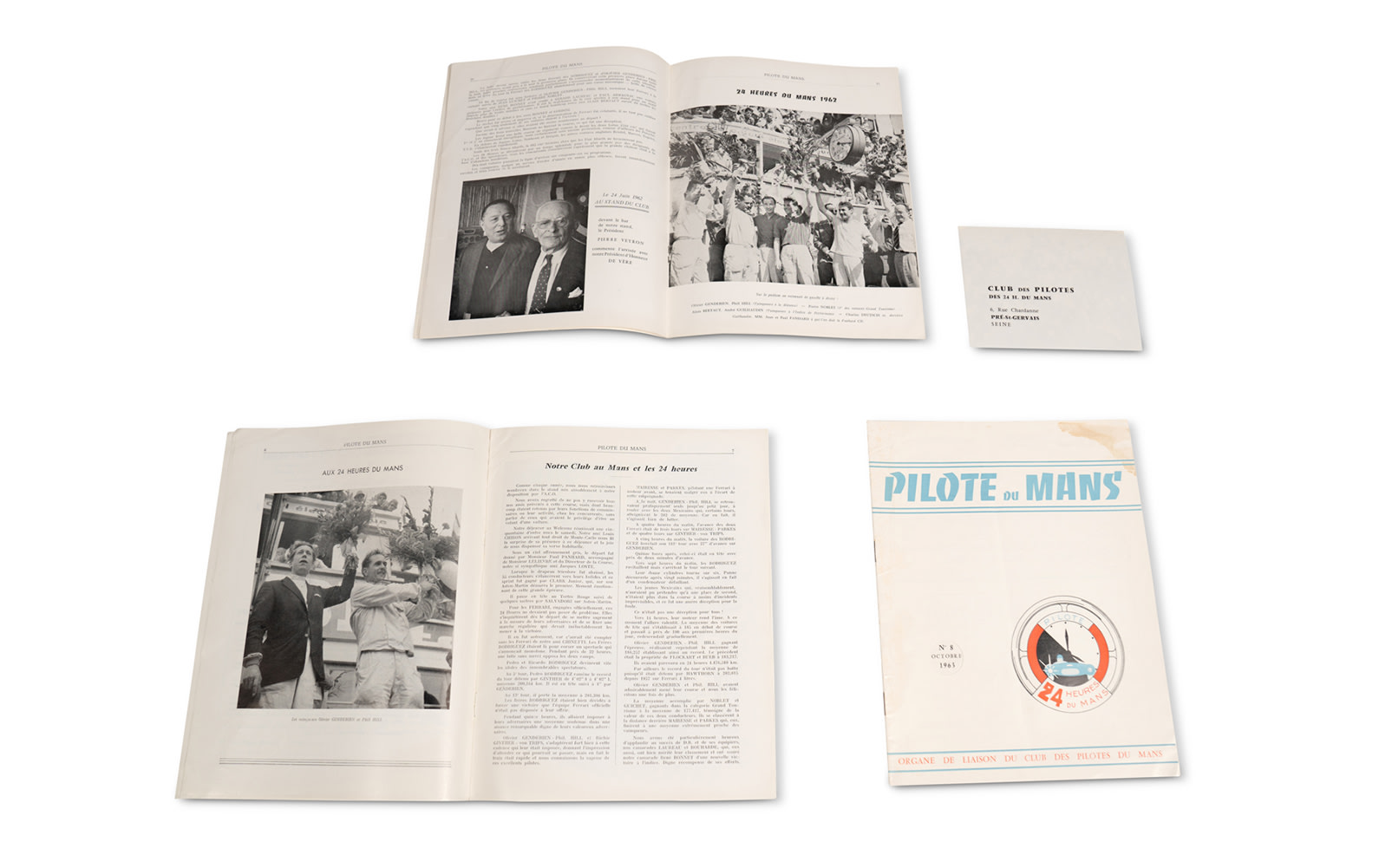 24 Hours of Le Mans Pilote Du Mans Publications, 1962–1963