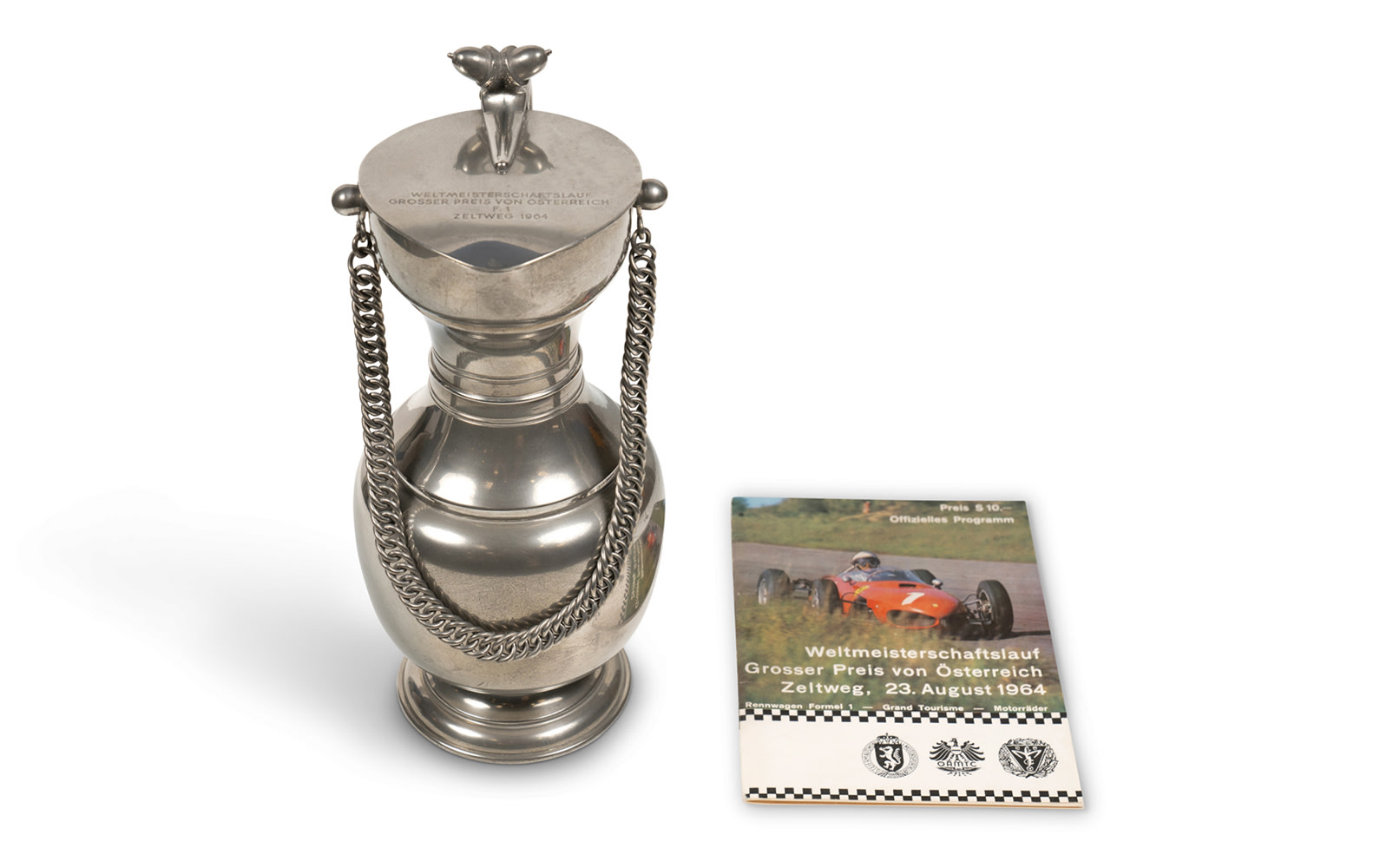 1964 Austrian Grand Prix Trophy and Official Race Program