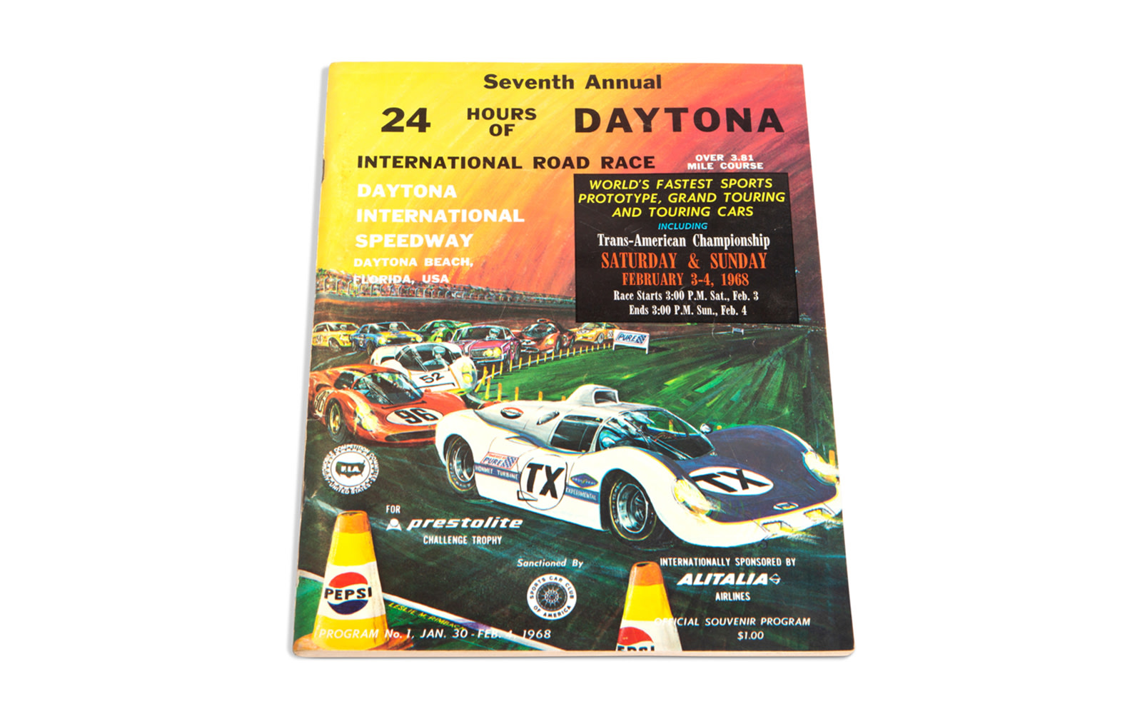 1968 24 Hours of Daytona Official Race Program