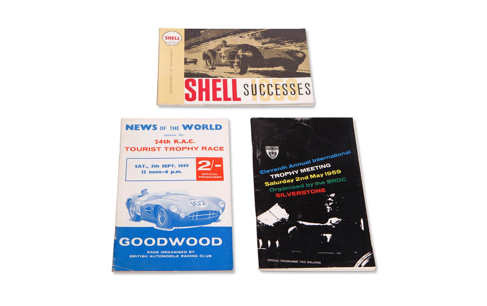 Assorted Racing Literature, 1959