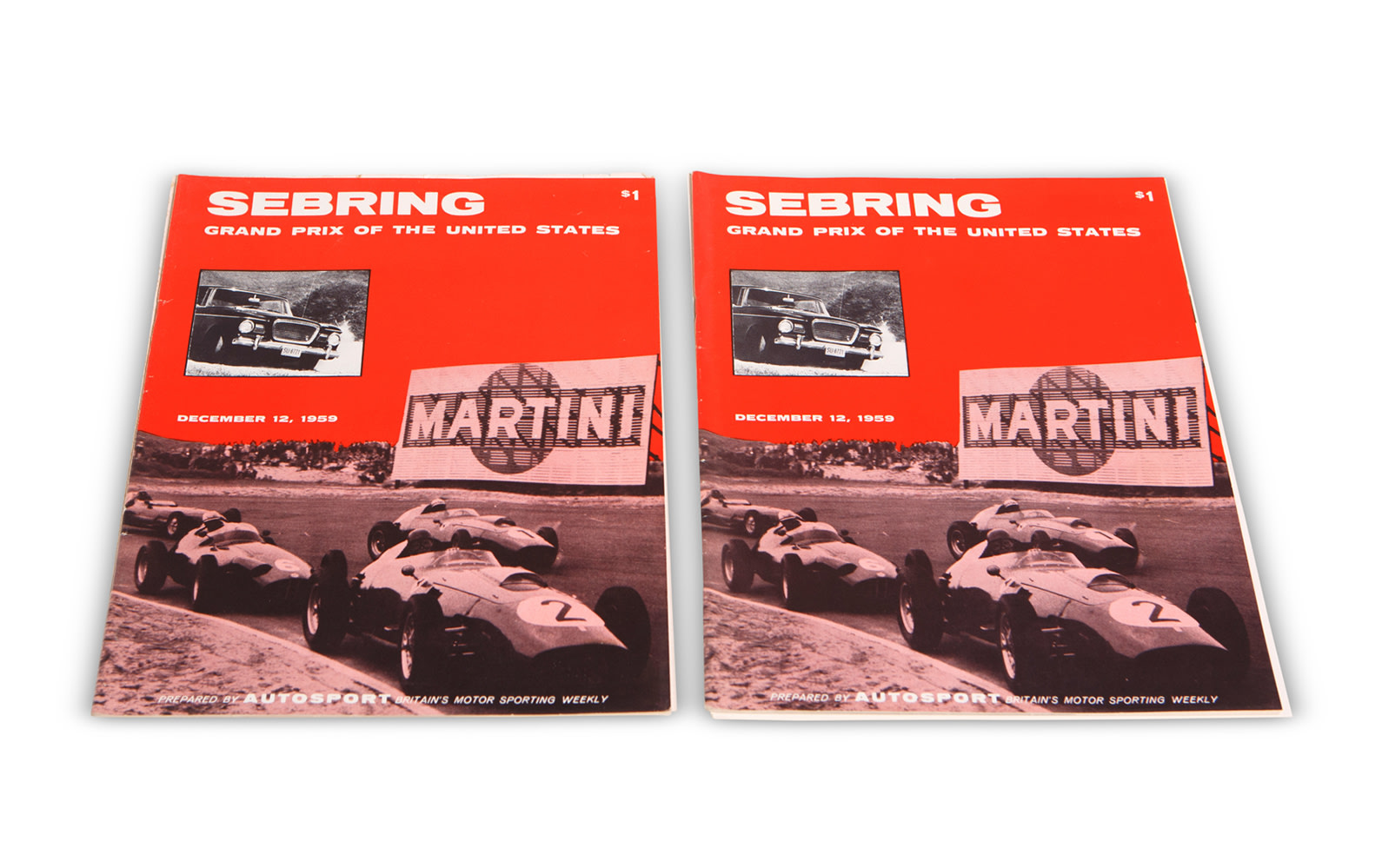 1959 Sebring Grand Prix of the United States Official Race Programs