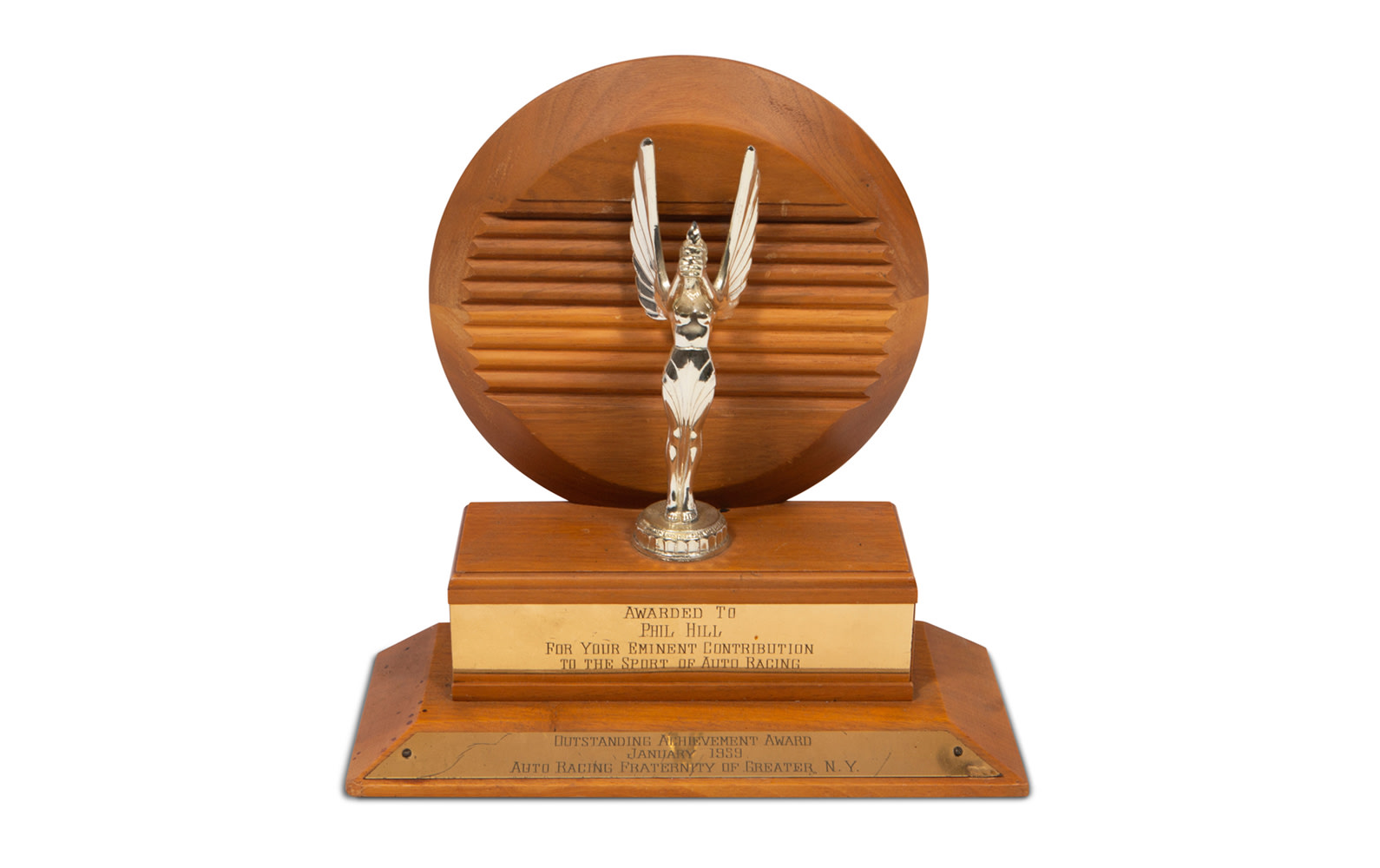 1959 Auto Racing Fraternity of Greater New York Outstanding Achievement Award