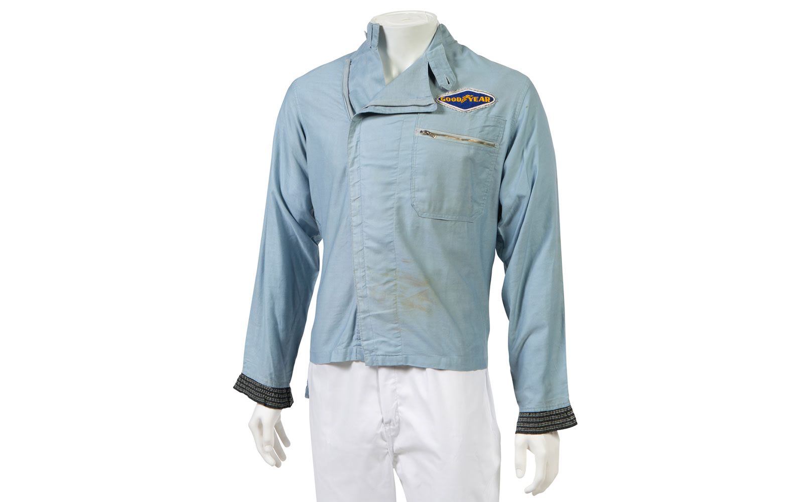 Les Leston Ltd. Driving Suit Top Worn by Phil Hill During His Time Driving GT40s for Shelby American