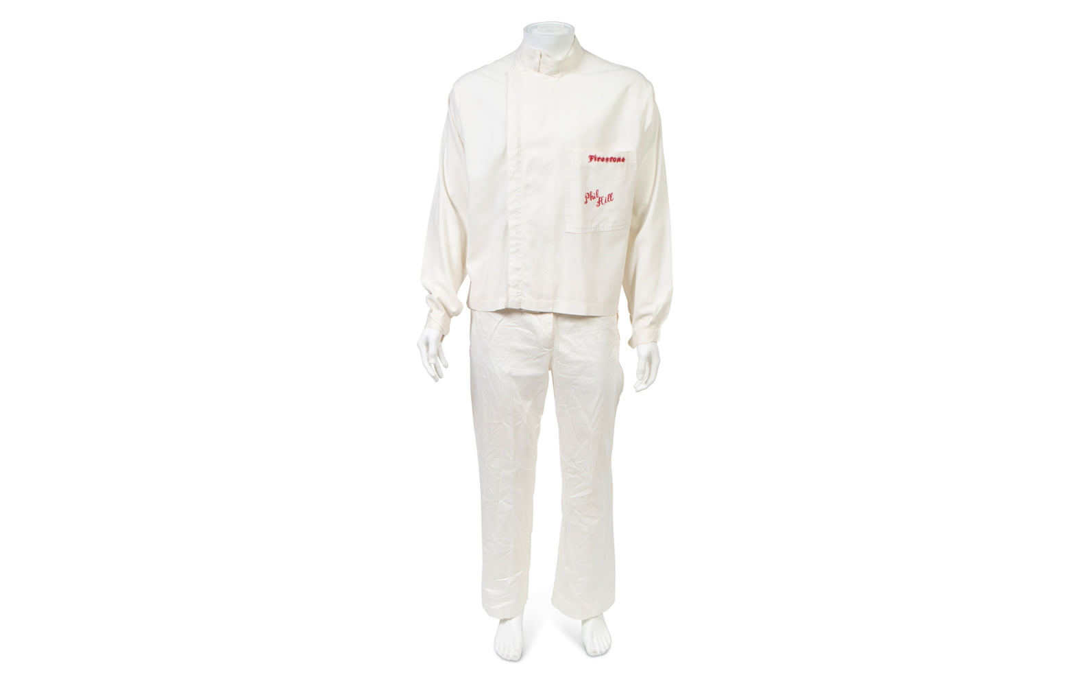 Two-Piece Driving Suit, Used During Phil Hill's Time with the Chaparral Racing Team