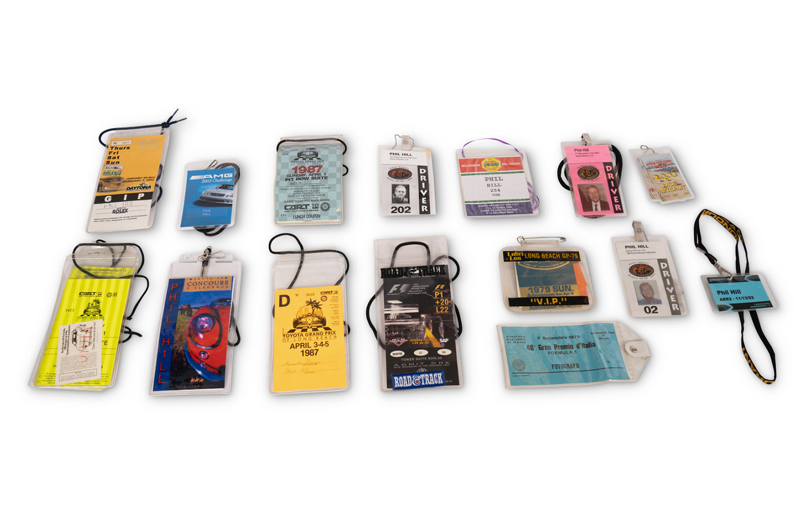 Assorted Motoring Credentials