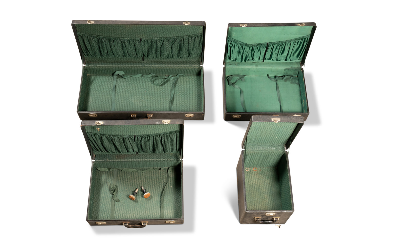 Four-Piece Motoring Luggage Set, c. 1920s