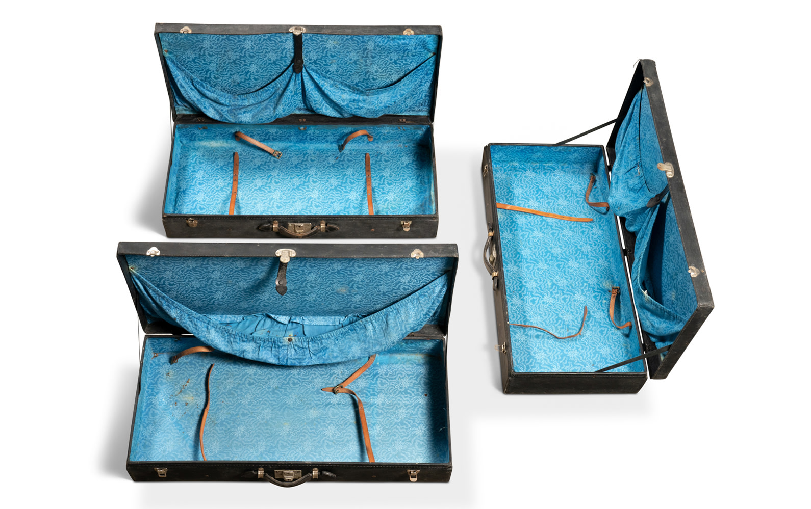 Three-Piece Long-Grain Motoring Luggage Set