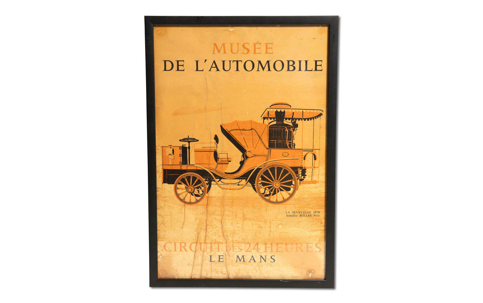 Musée de l'Automobile Circuit des 24 Heures Le Mans Poster, Framed