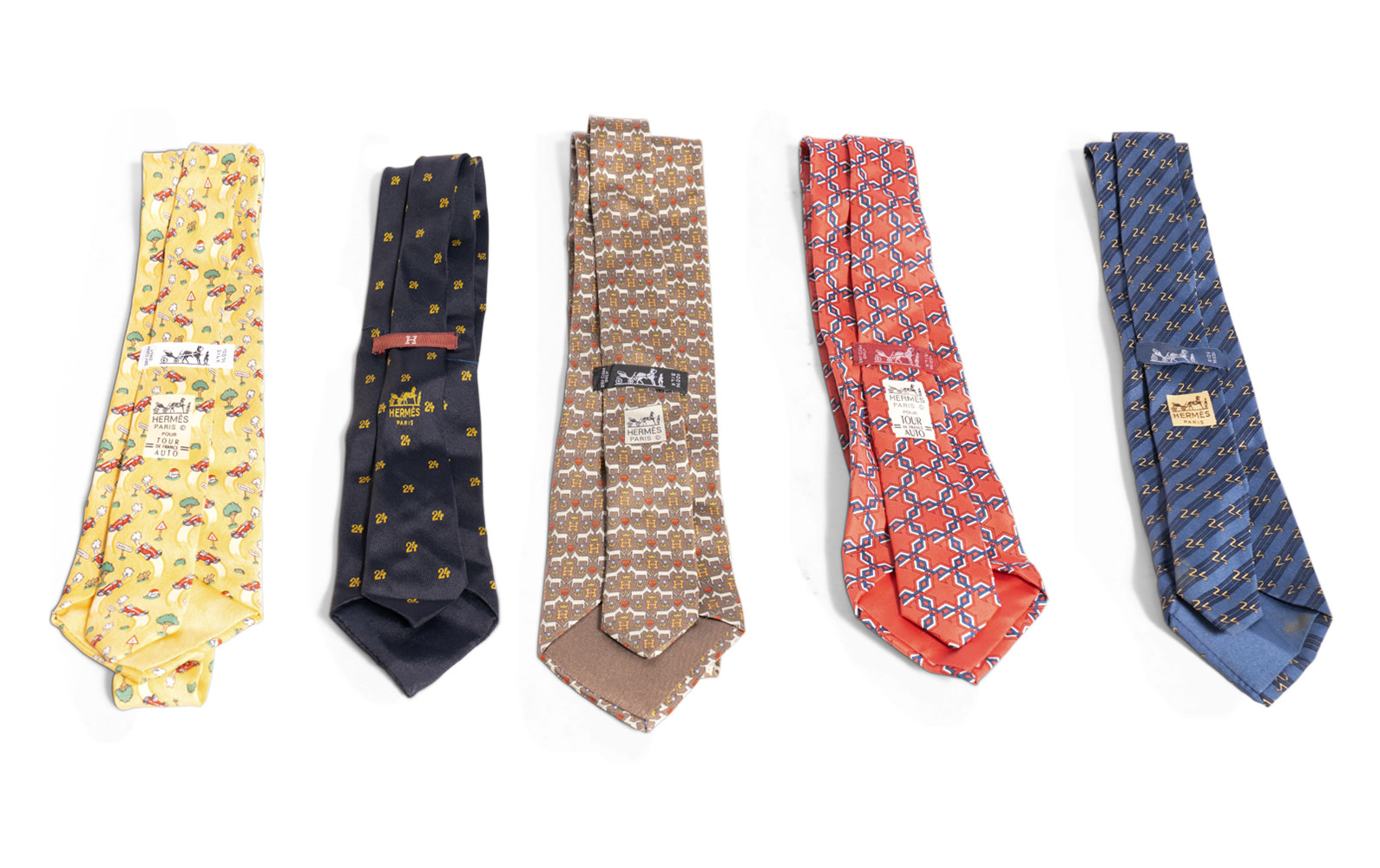 Assorted Hermès Ties